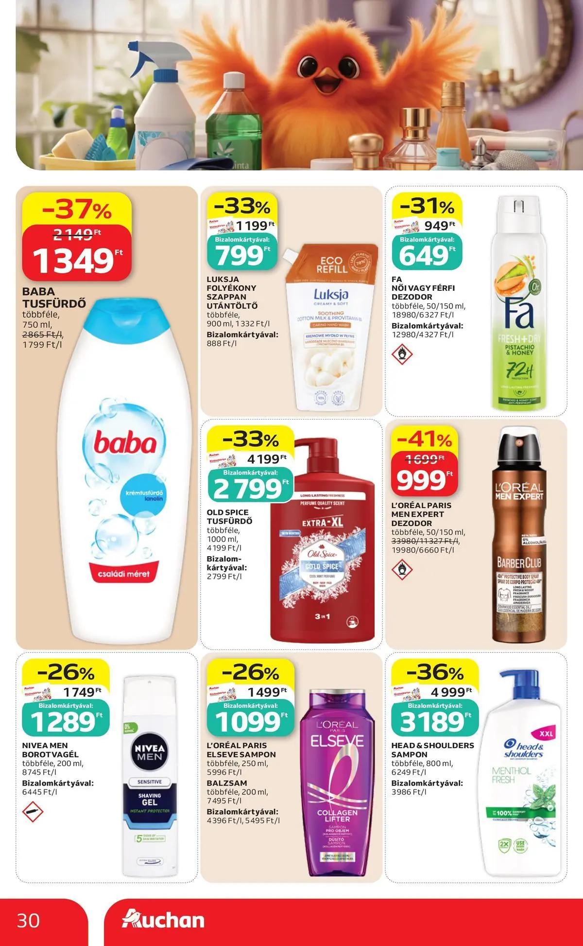 Ajánlatok - Auchan újság érvényessége 2026.06.24-ig - 2026.06.17. -tól/töl > akció, lapozható szórólap 🛍️ | Oldal: 30