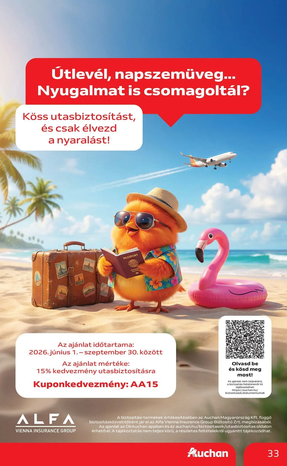 Ajánlatok - Auchan újság érvényessége 2026.06.24-ig - 2026.06.17. -tól/töl > akció, lapozható szórólap 🛍️ | Oldal: 33