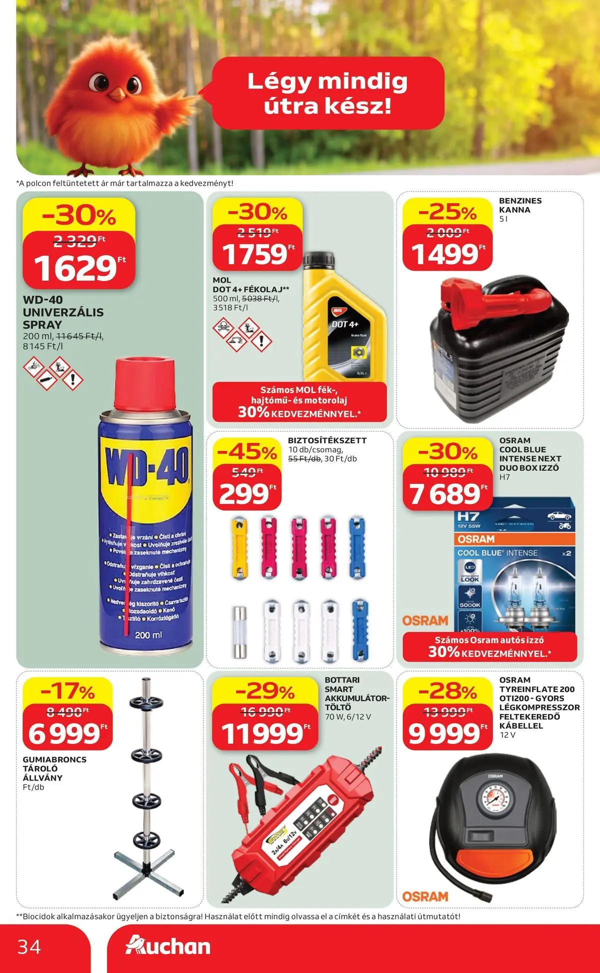 Ajánlatok - Auchan újság érvényessége 2026.06.24-ig - 2026.06.17. -tól/töl > akció, lapozható szórólap 🛍️ | Oldal: 34