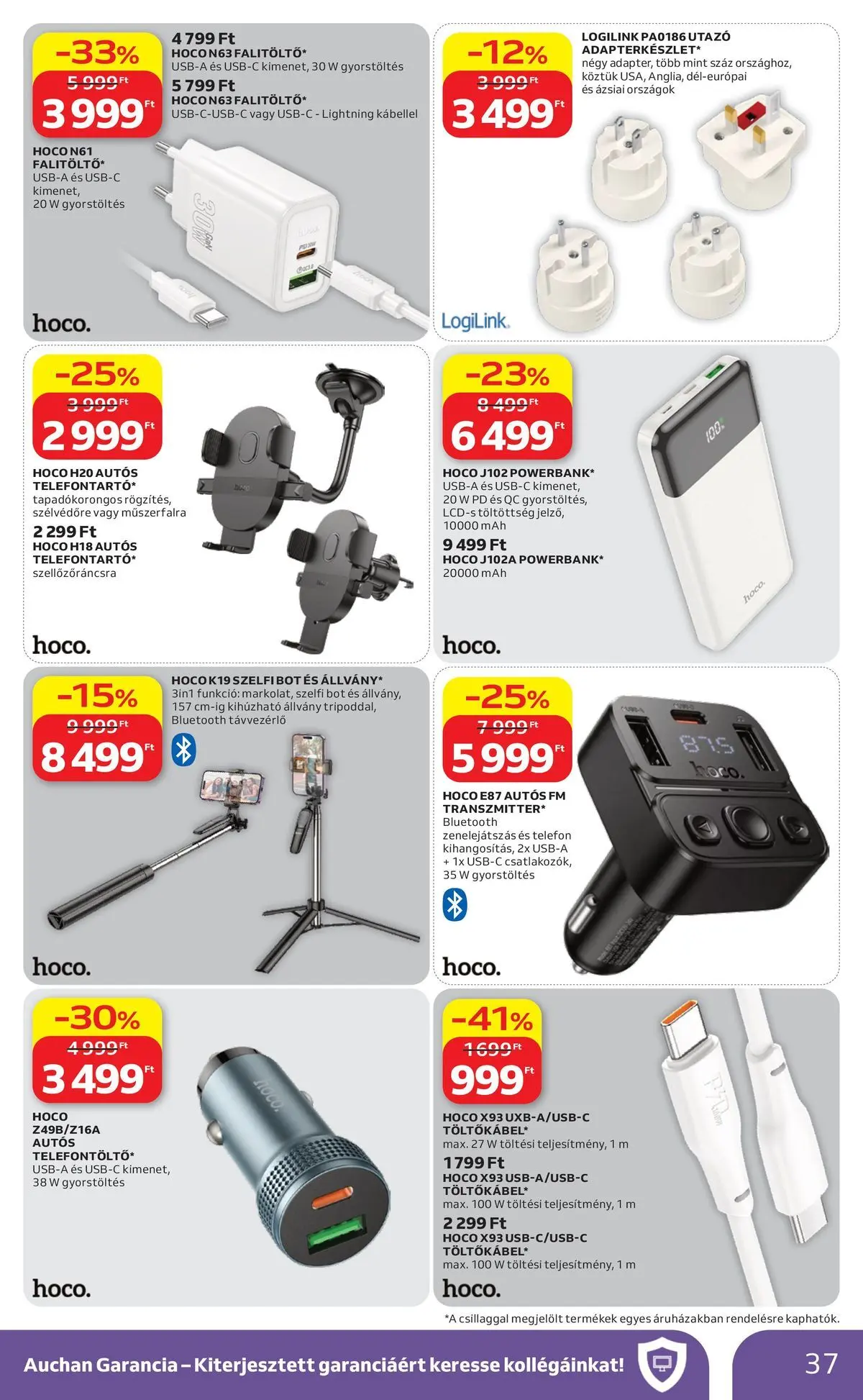 Ajánlatok - Auchan újság érvényessége 2026.06.24-ig - 2026.06.17. -tól/töl > akció, lapozható szórólap 🛍️ | Oldal: 37