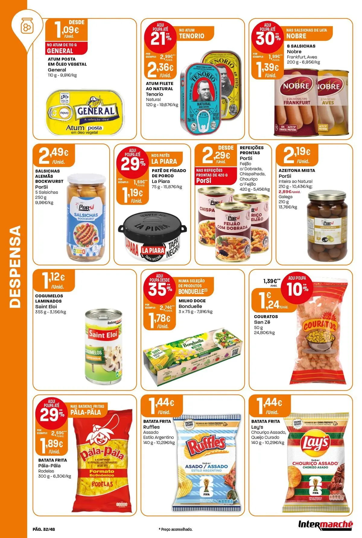 Intermarché Isto é que são preços BAIXOS! » de 18/06/2026 - 24/06/2026 | Página: 32