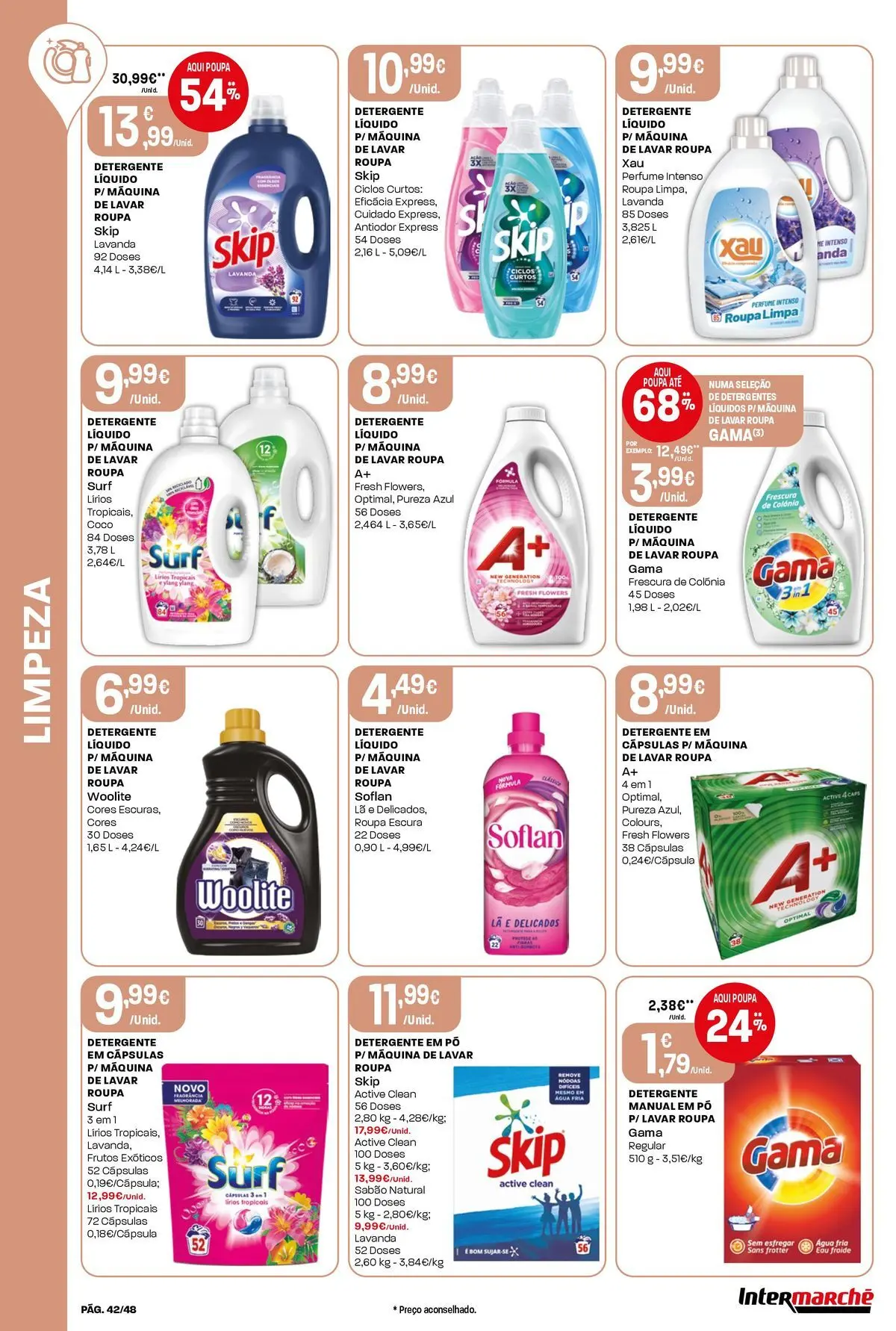 Intermarché Isto é que são preços BAIXOS! » de 18/06/2026 - 24/06/2026 | Página: 42