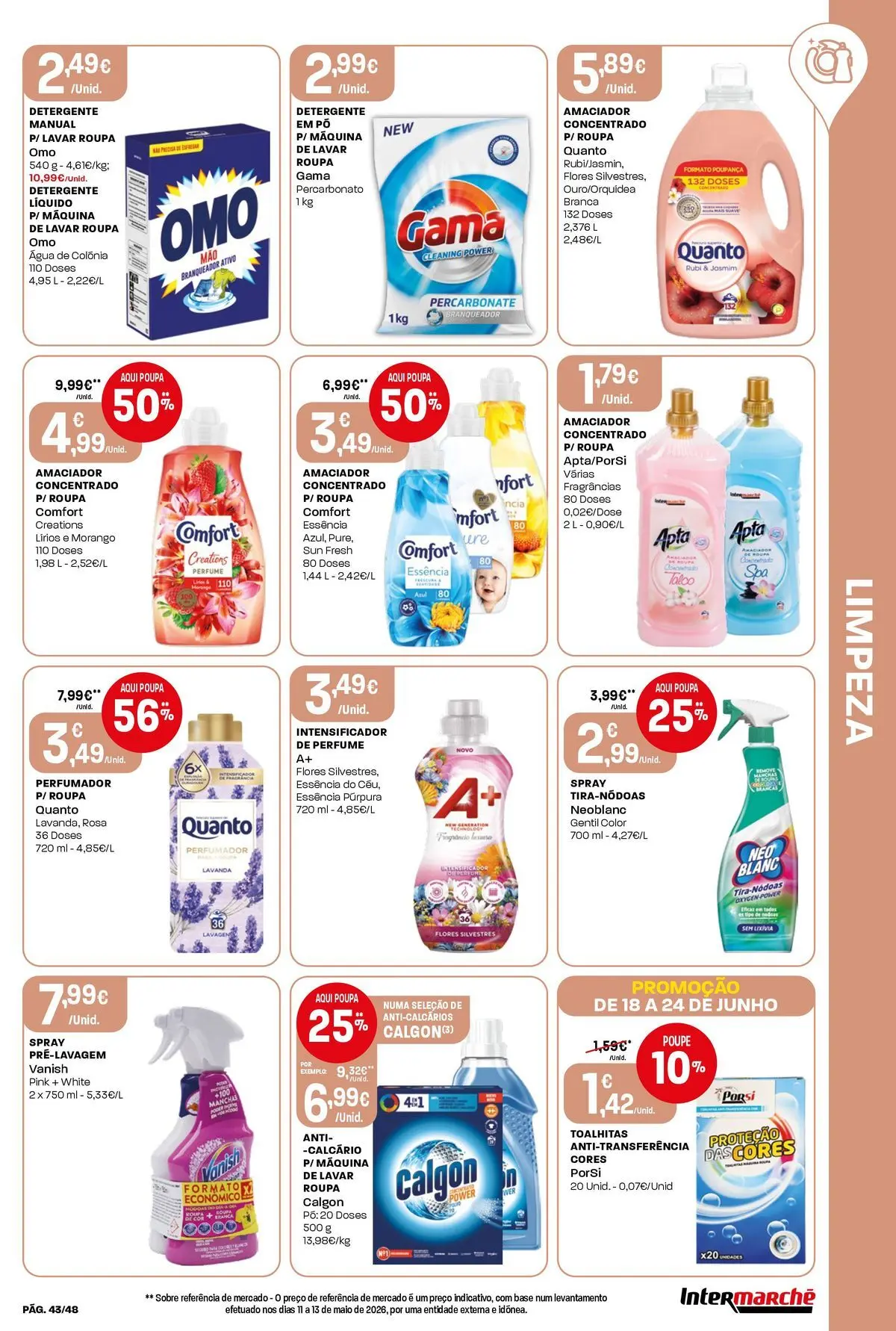 Intermarché Isto é que são preços BAIXOS! » de 18/06/2026 - 24/06/2026 | Página: 43