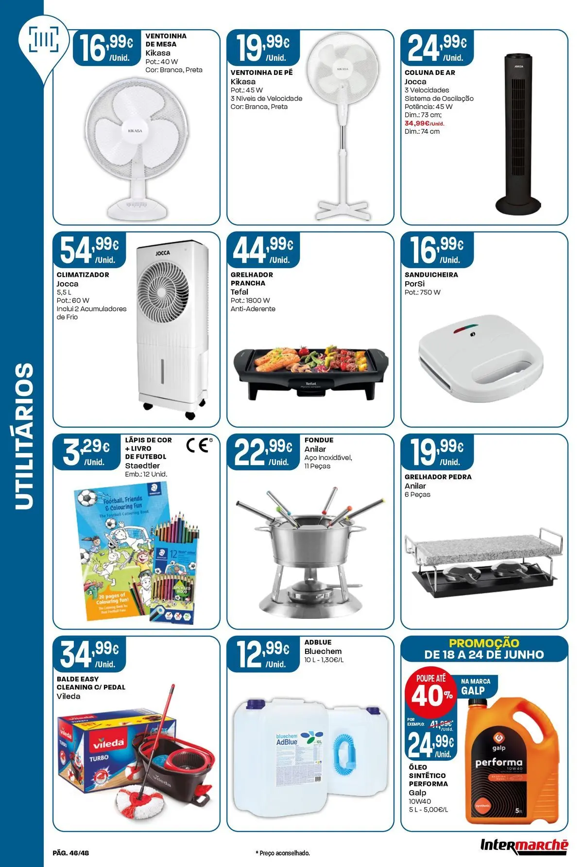 Intermarché Isto é que são preços BAIXOS! » de 18/06/2026 - 24/06/2026 | Página: 46