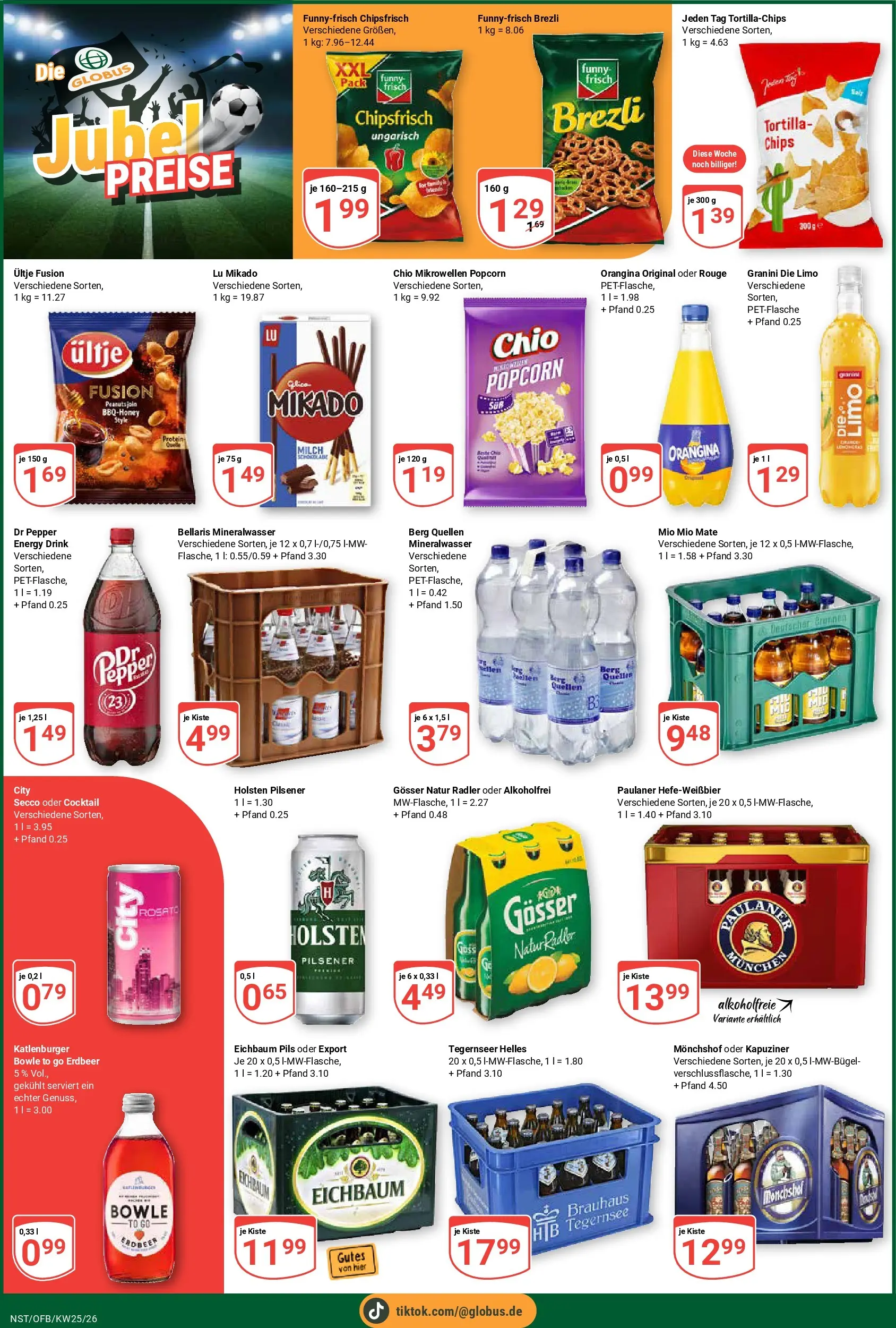 Globus Prospekt Neustadt (ab 15.06.2026) » Angebote online | Seite: 8 | Produkte: Milch, Energy, Schokolade, Mio mio mate