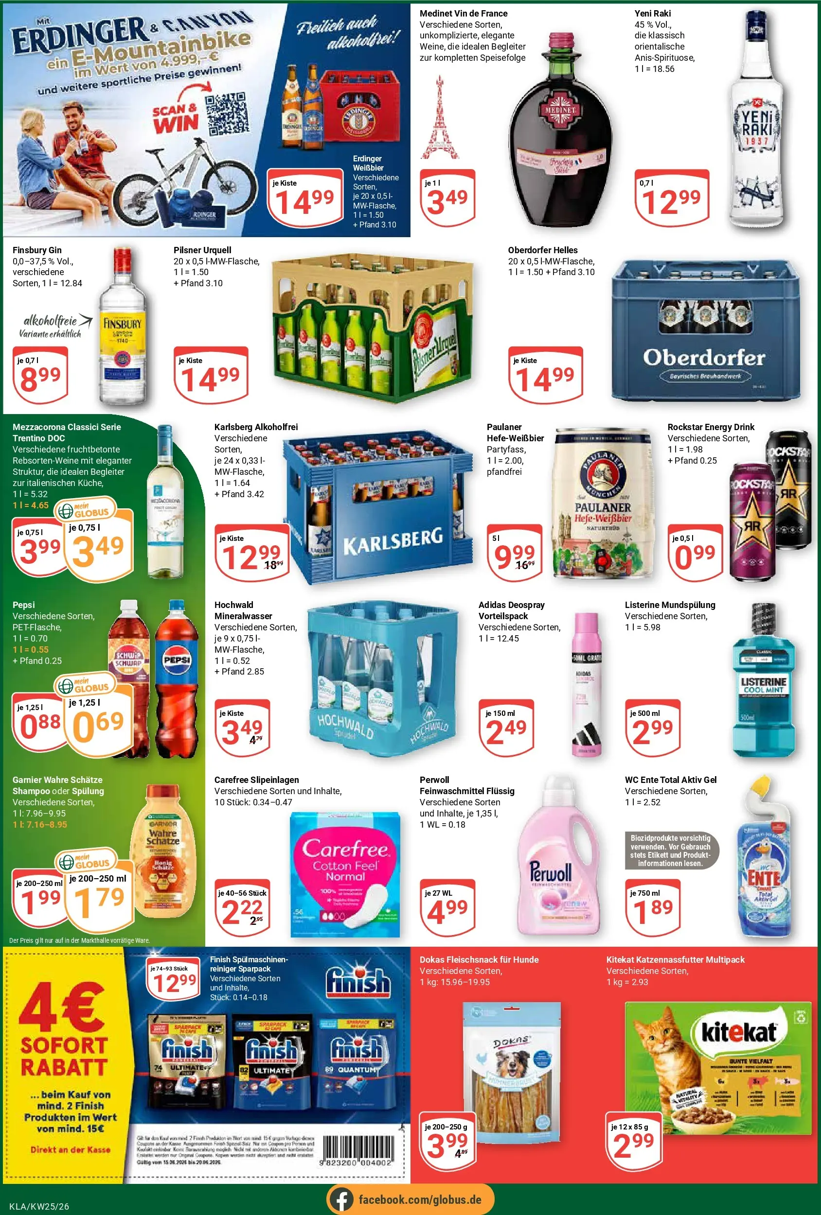 Globus Prospekt Kaiserslautern (ab 15.06.2026) » Angebote online | Seite: 9 | Produkte: Finish, Shampoo, Spülung, Pepsi