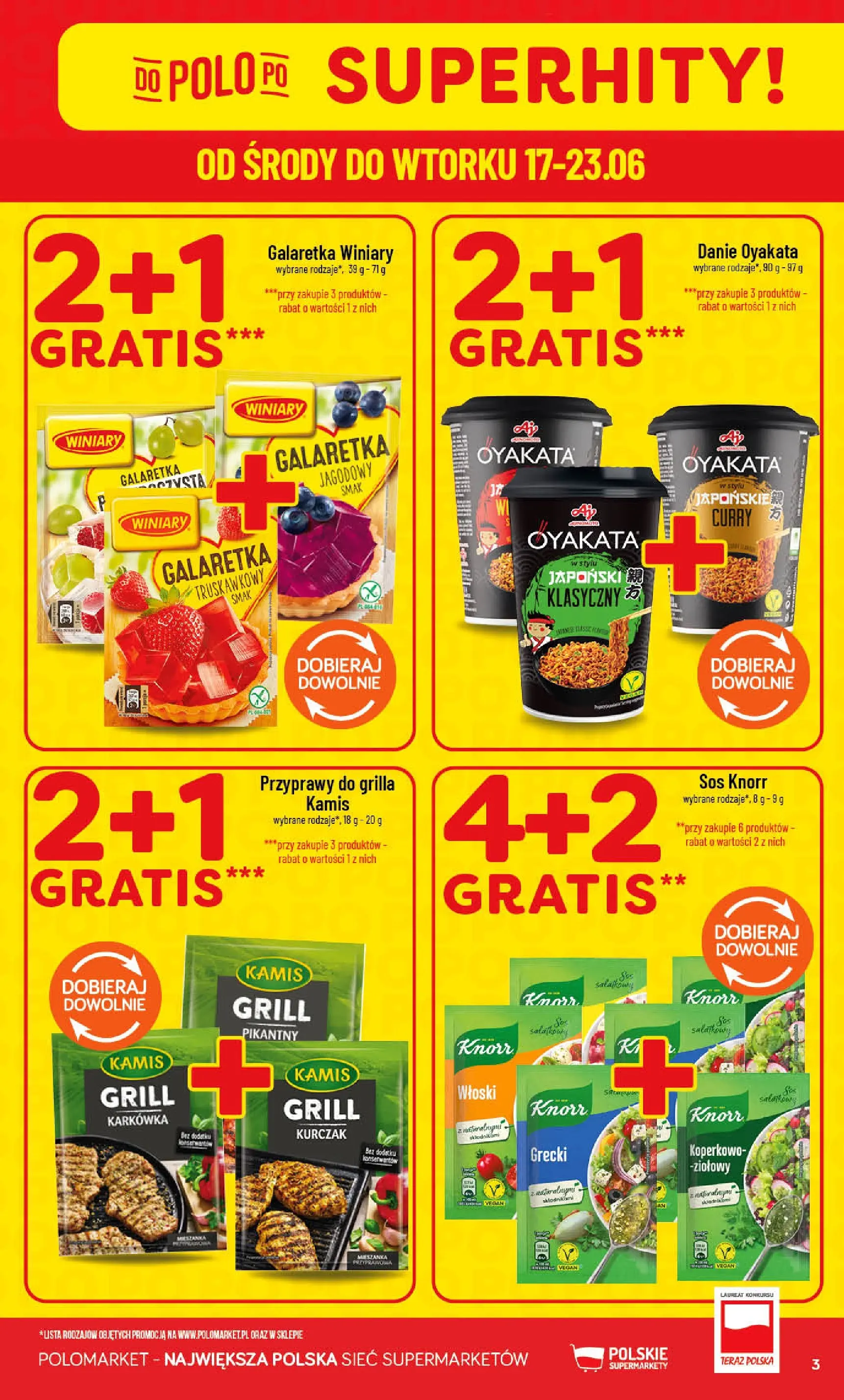 Nowa POLOmarket gazetka od jutra 17.06.2026 | Strona: 3