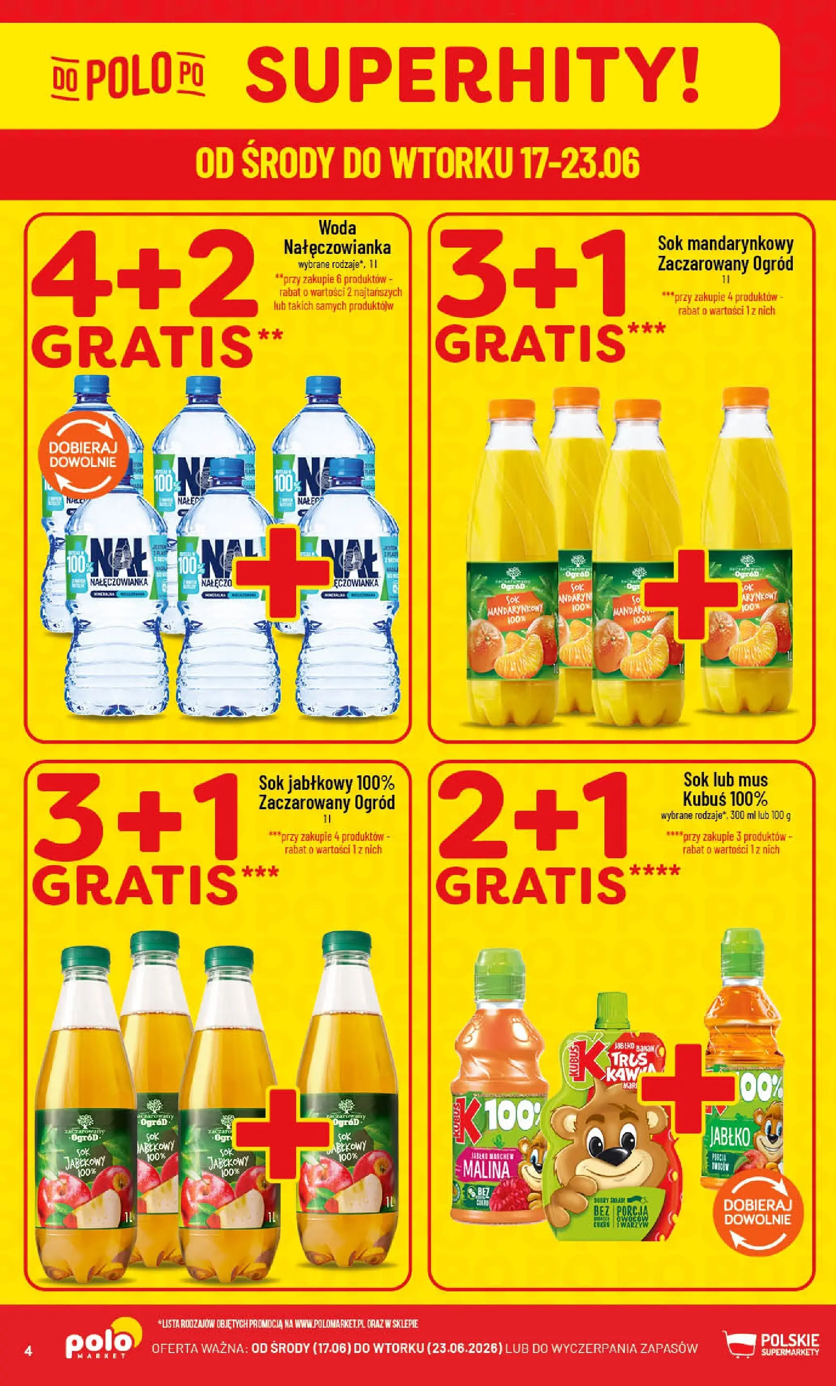 Nowa POLOmarket gazetka od jutra 17.06.2026 | Strona: 4