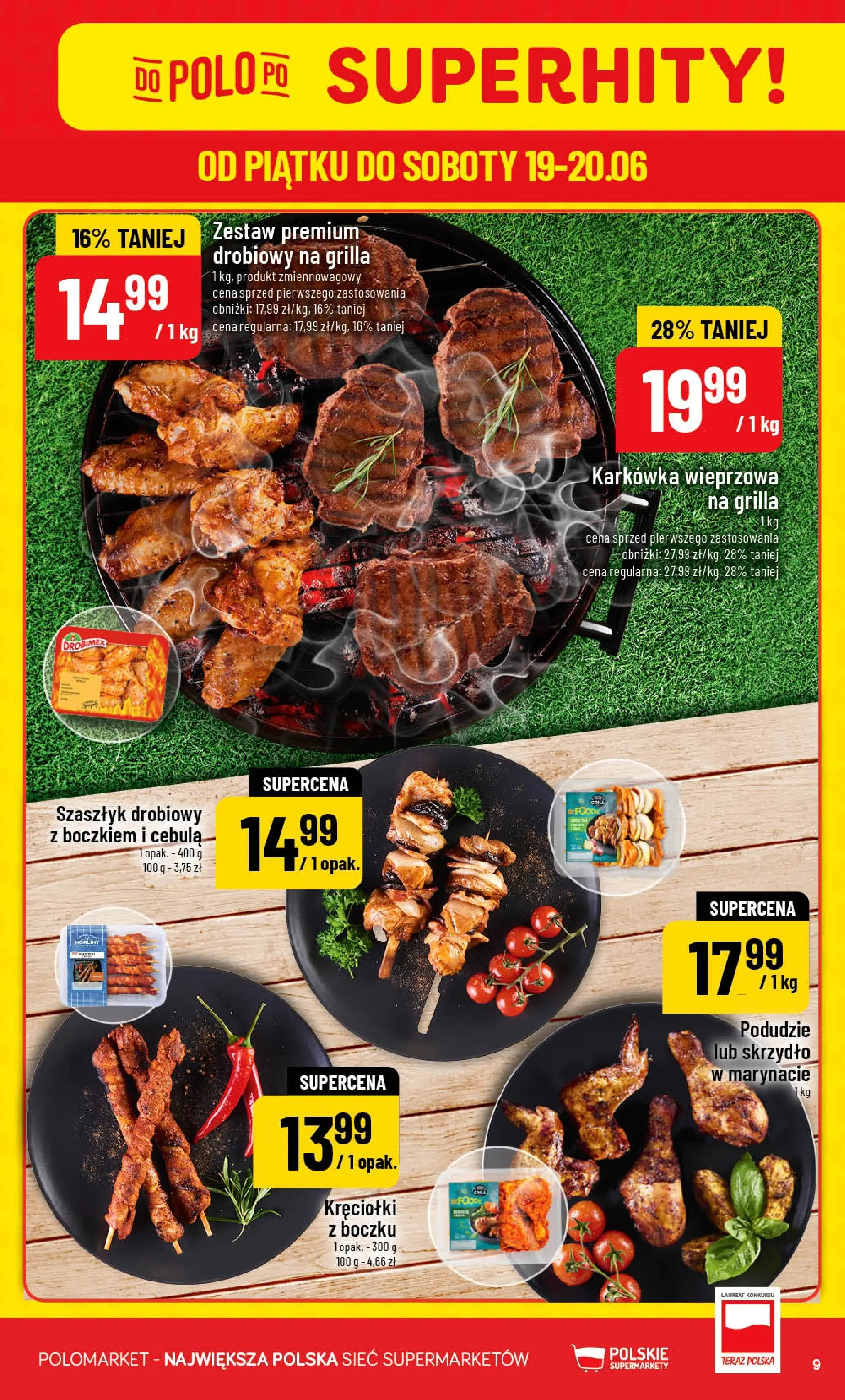 Nowa POLOmarket gazetka od jutra 17.06.2026 | Strona: 9