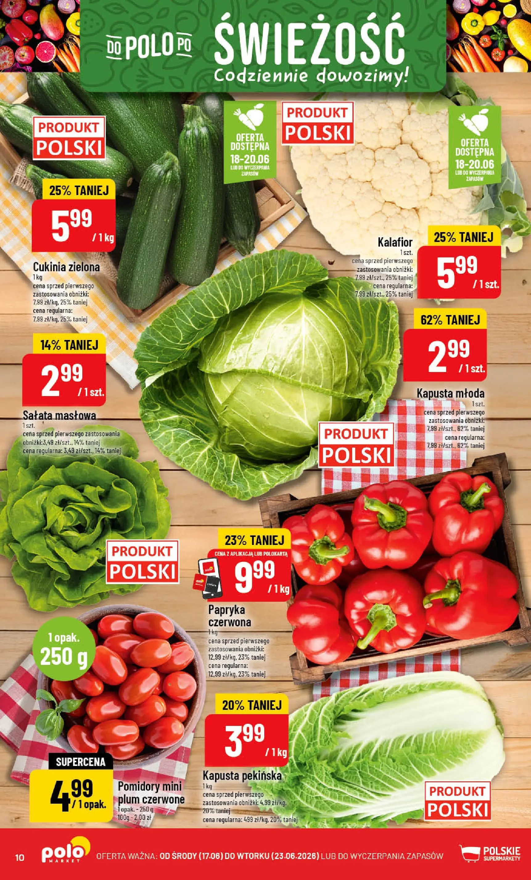 Nowa POLOmarket gazetka od jutra 17.06.2026 | Strona: 10