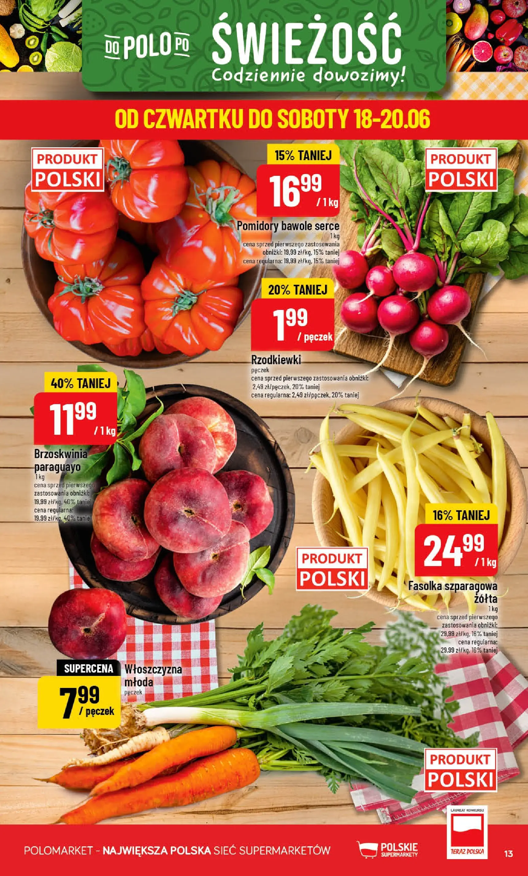 Nowa POLOmarket gazetka od jutra 17.06.2026 | Strona: 13