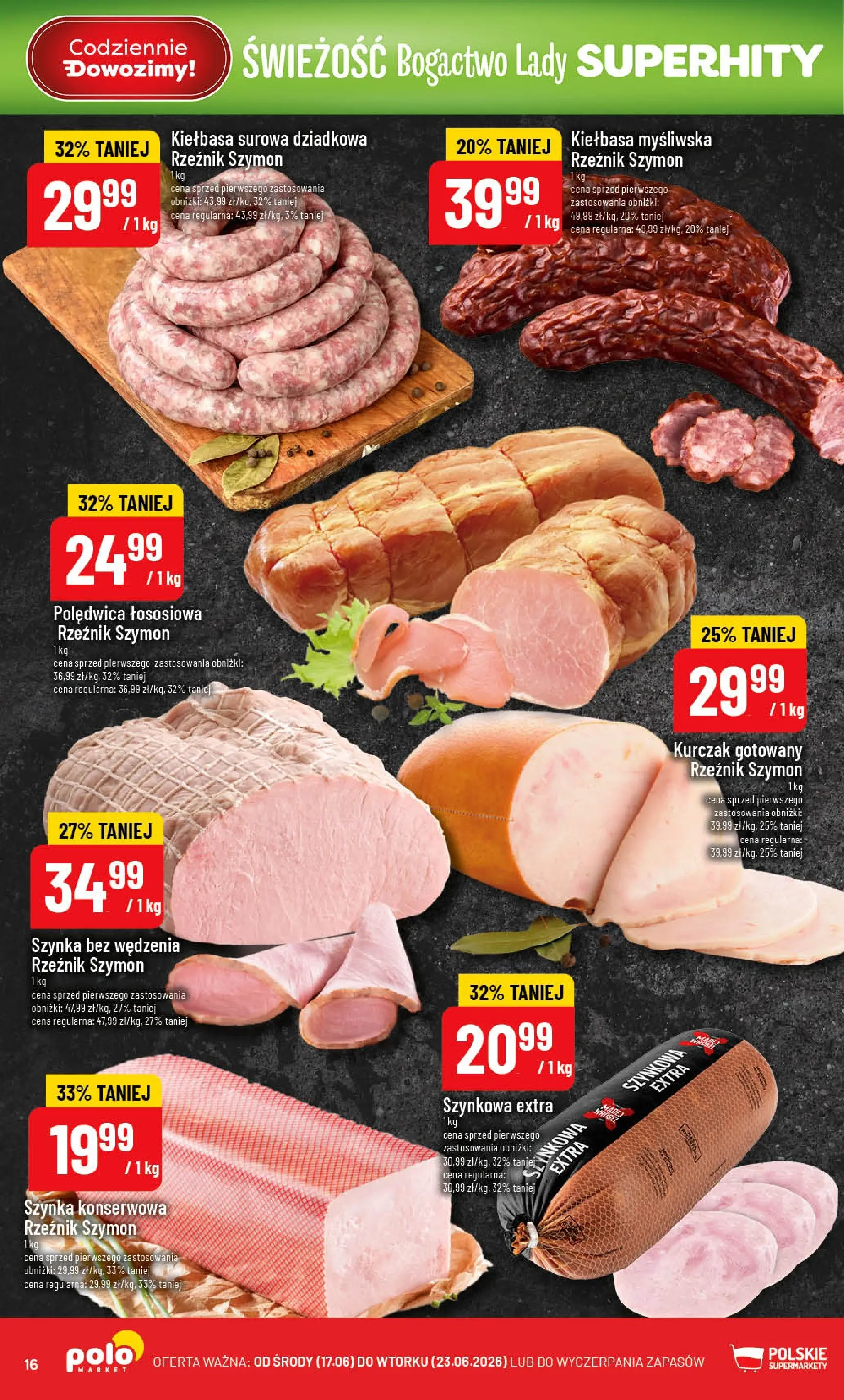 Nowa POLOmarket gazetka od jutra 17.06.2026 | Strona: 16
