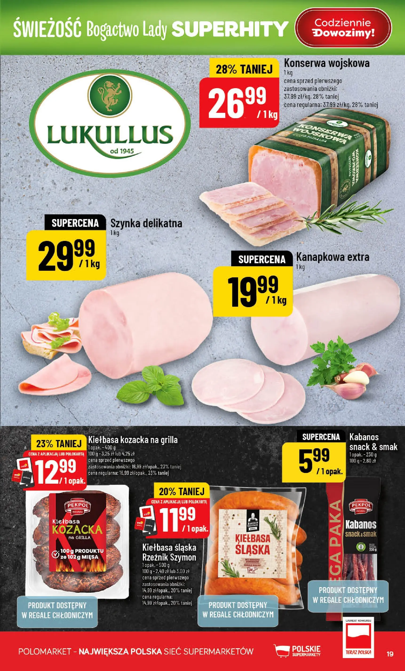 Nowa POLOmarket gazetka od jutra 17.06.2026 | Strona: 19