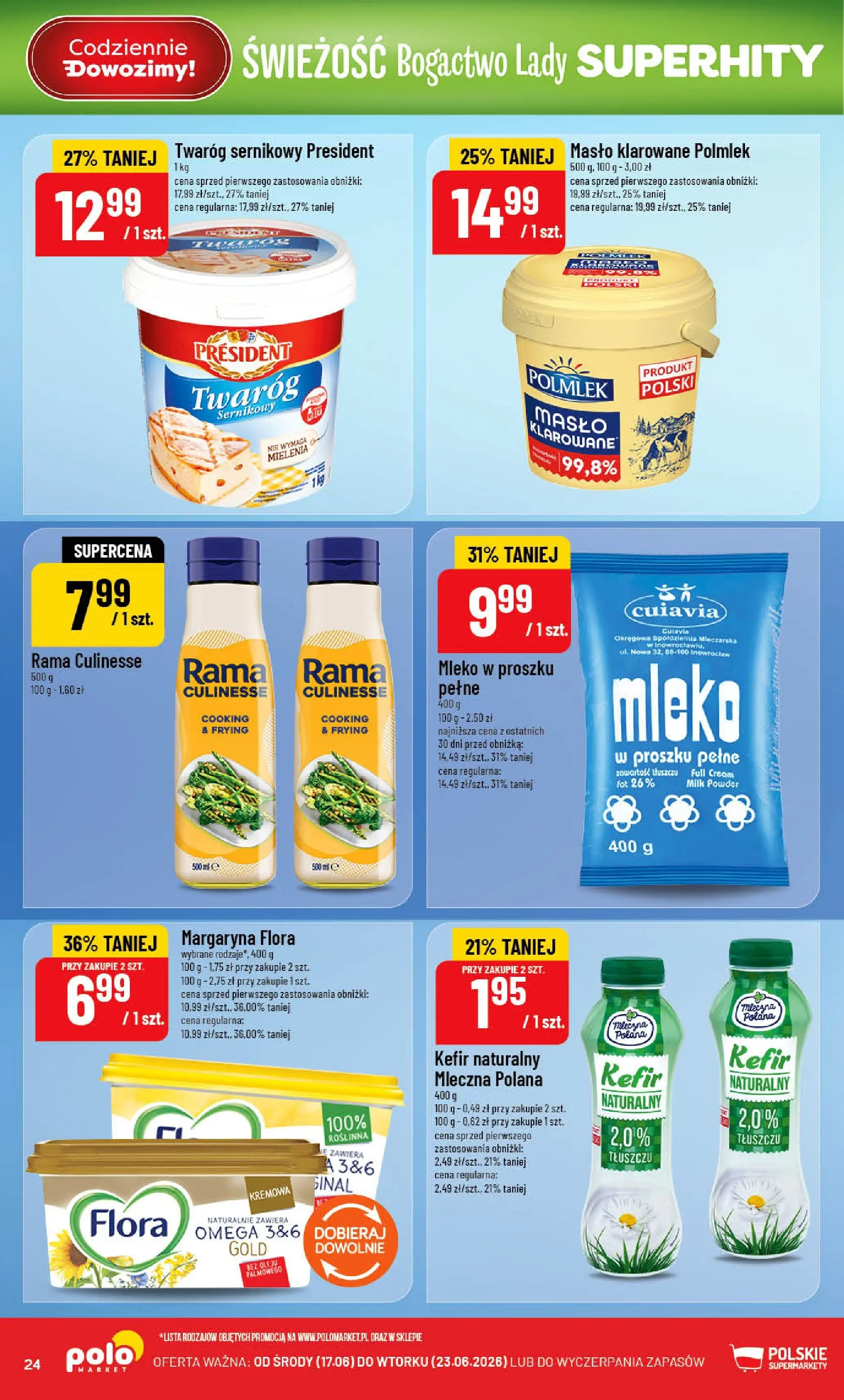 Nowa POLOmarket gazetka od jutra 17.06.2026 | Strona: 24