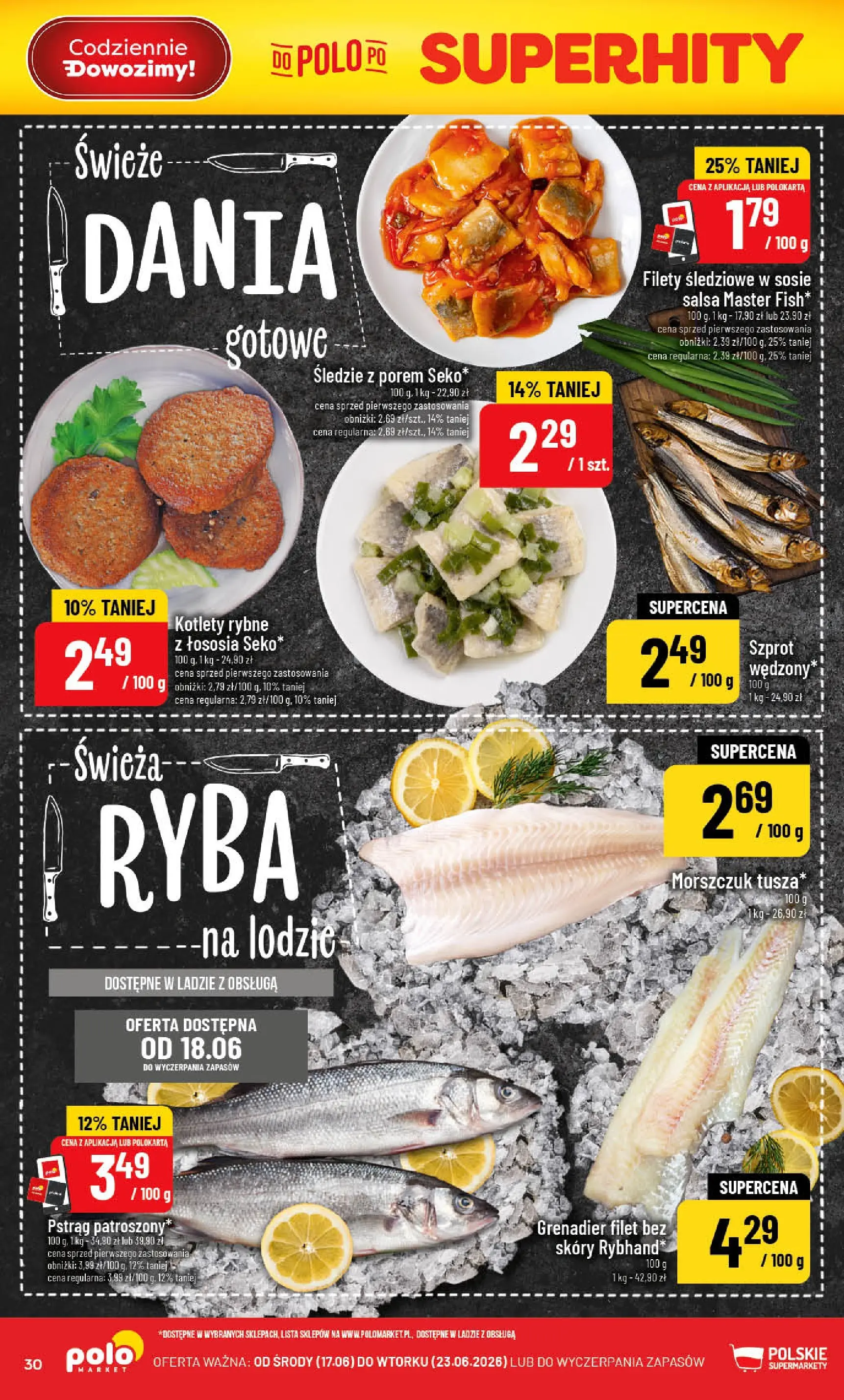 Nowa POLOmarket gazetka od jutra 17.06.2026 | Strona: 30