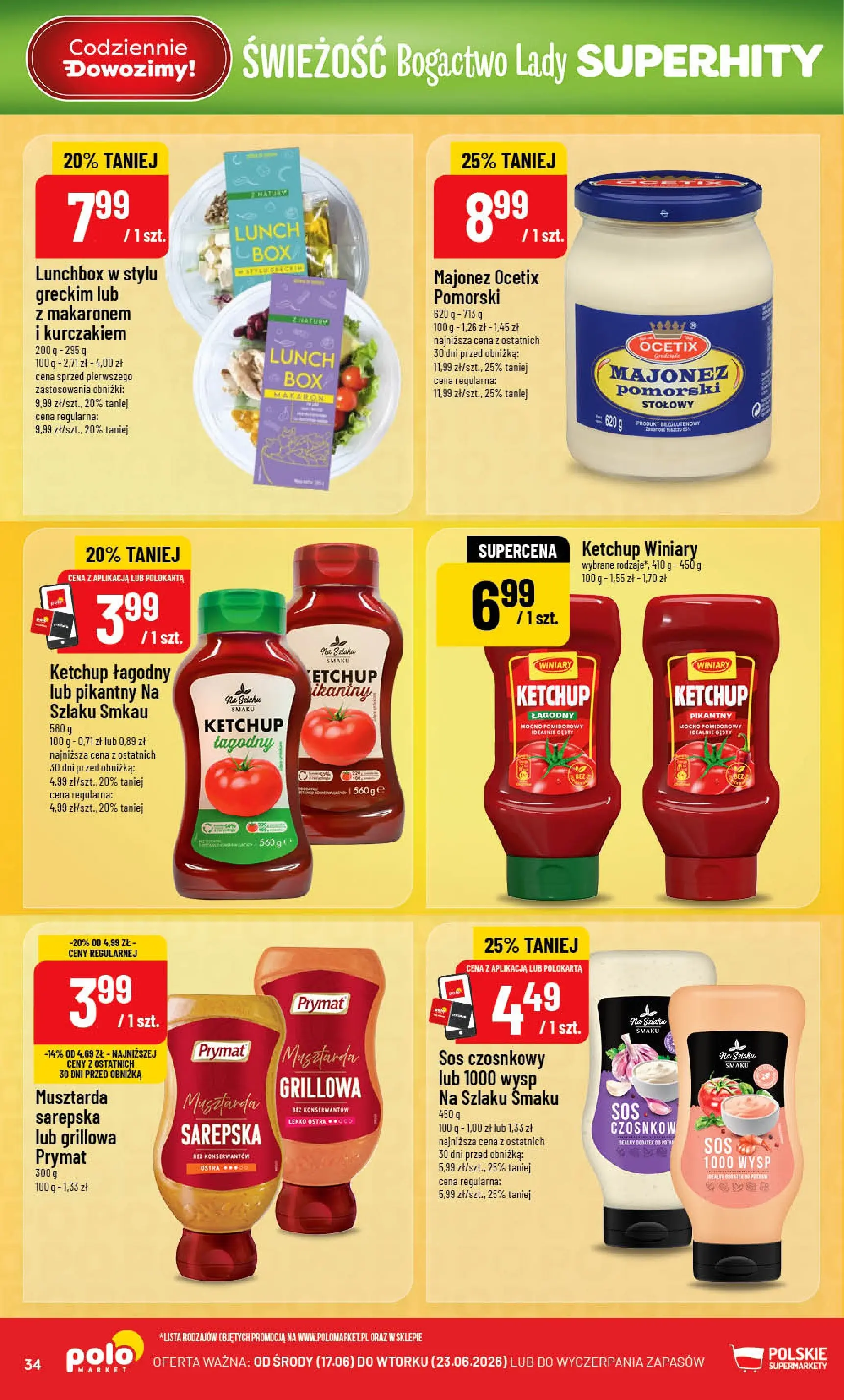 Nowa POLOmarket gazetka od jutra 17.06.2026 | Strona: 34