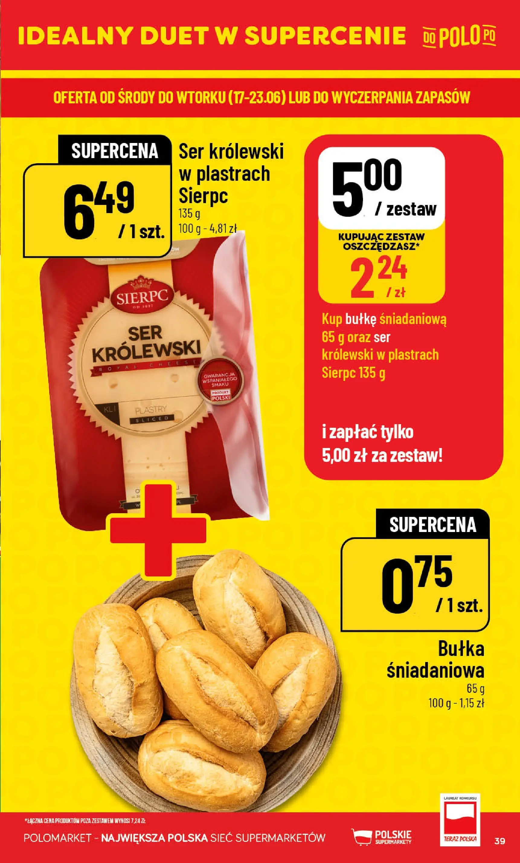Nowa POLOmarket gazetka od jutra 17.06.2026 | Strona: 39
