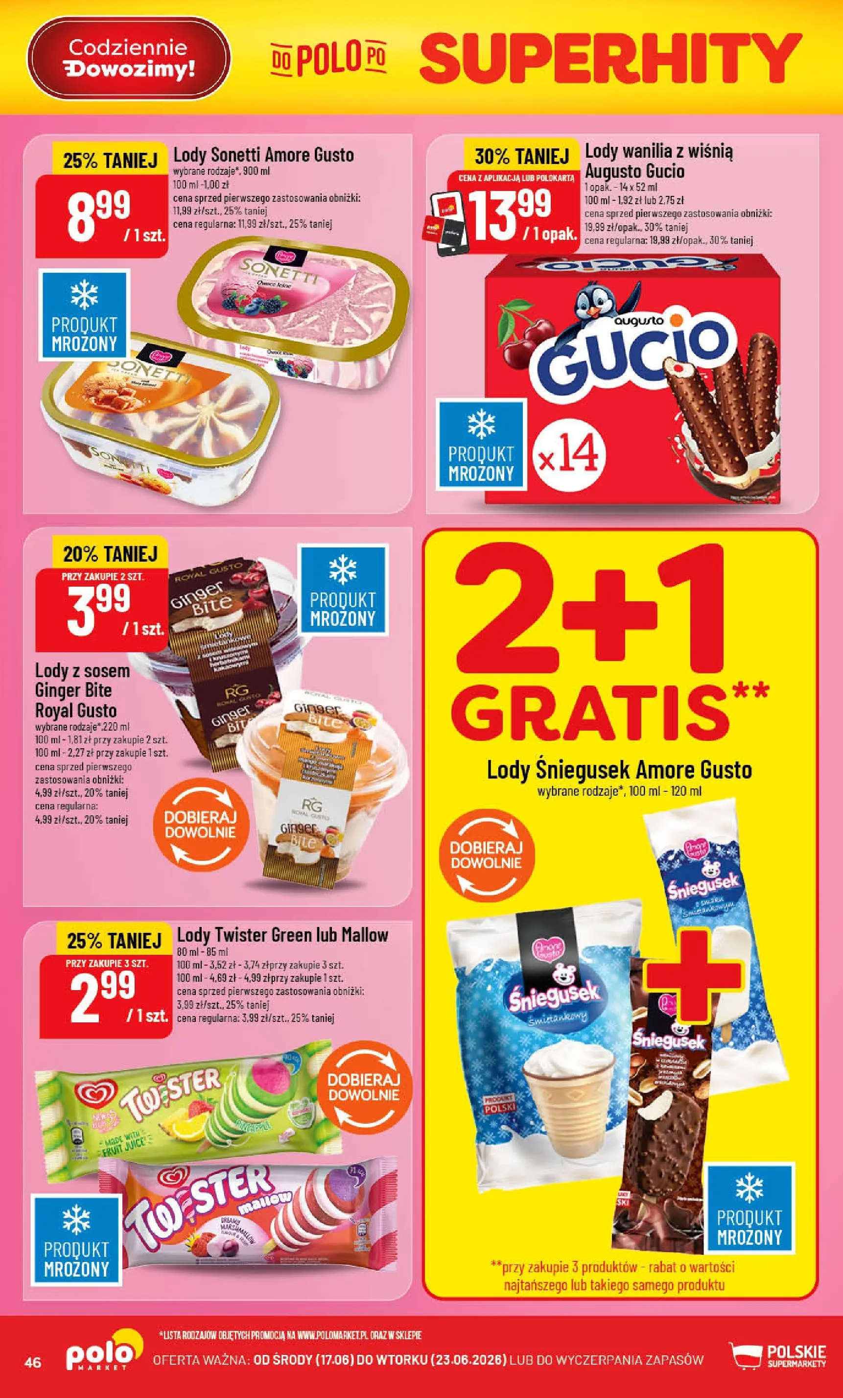 Nowa POLOmarket gazetka od jutra 17.06.2026 | Strona: 46