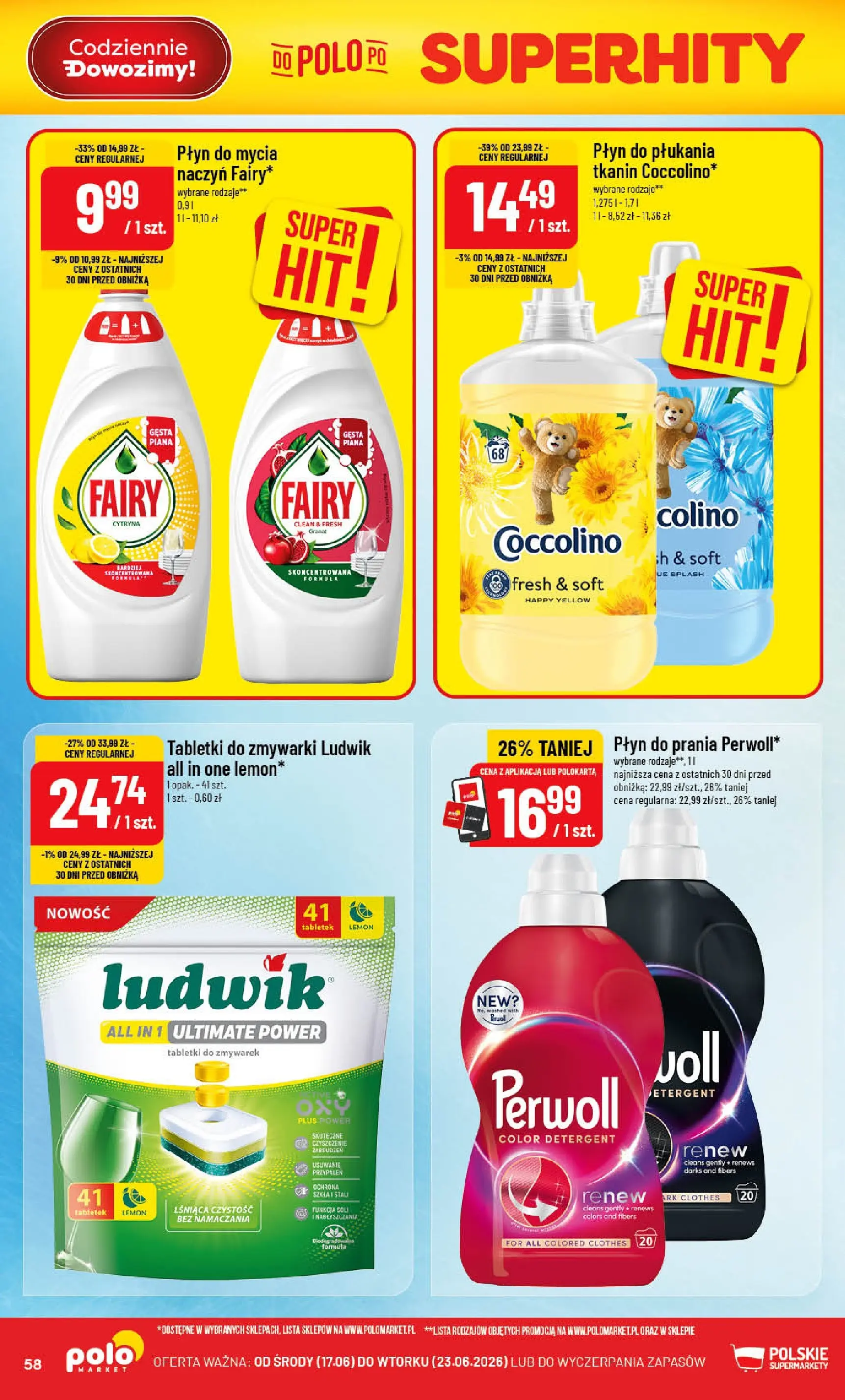 Nowa POLOmarket gazetka od jutra 17.06.2026 | Strona: 58