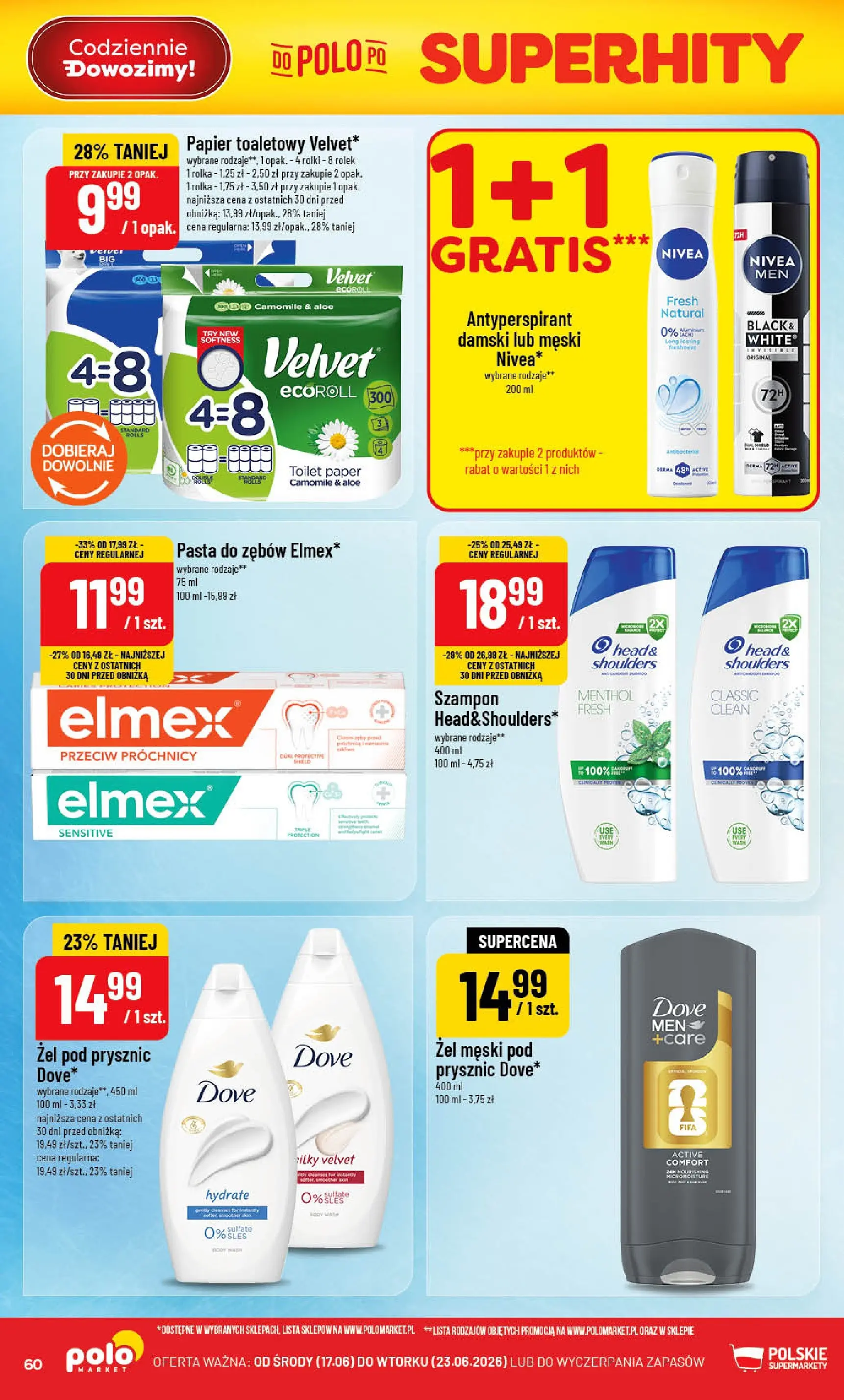Nowa POLOmarket gazetka od jutra 17.06.2026 | Strona: 60