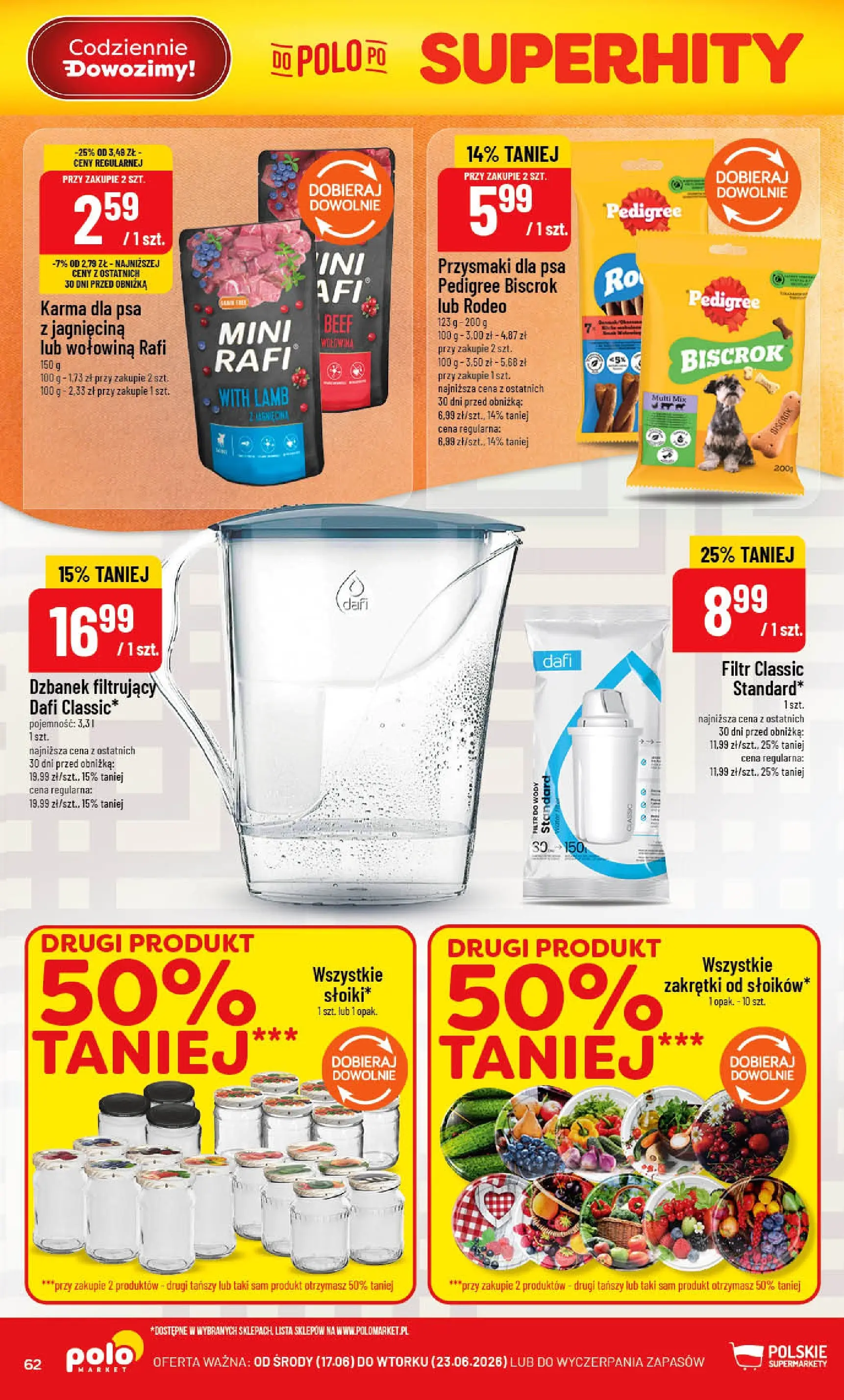 Nowa POLOmarket gazetka od jutra 17.06.2026 | Strona: 62