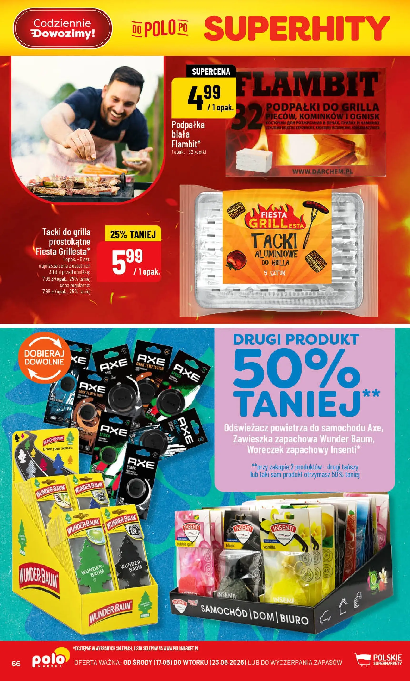 Nowa POLOmarket gazetka od jutra 17.06.2026 | Strona: 66