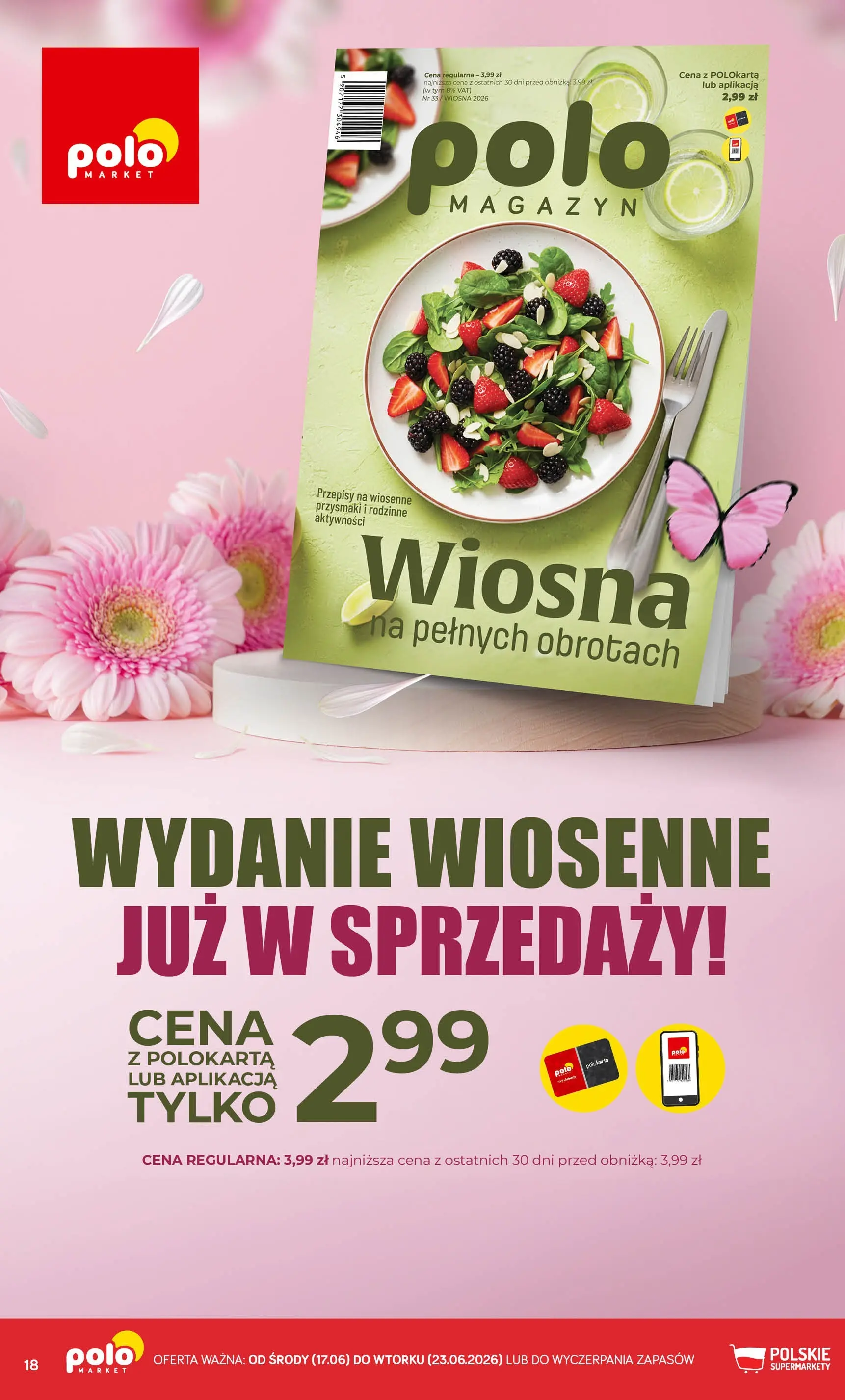 Nowa POLOmarket gazetka od jutra 17.06.2026 | Strona: 18