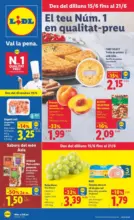Lidl № 1 PRECIO - Ofertas v&aacute;lidas del 15/06 al 21/06 - hasta el 21.06.2026