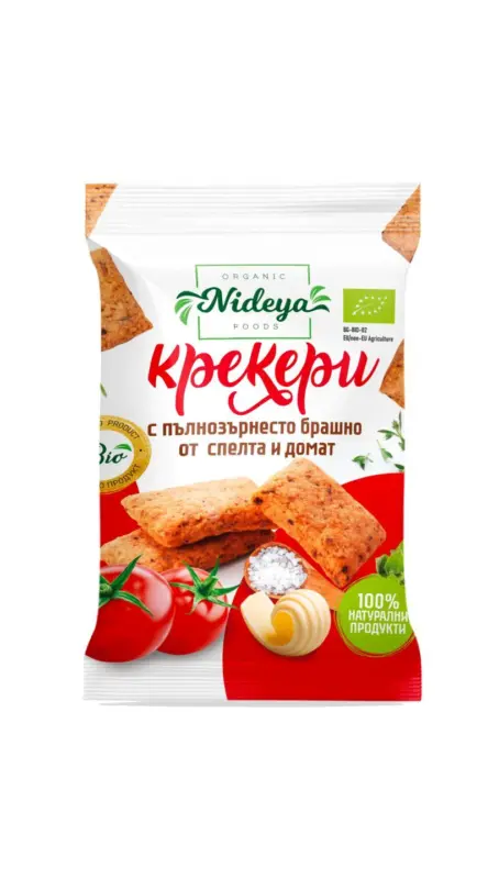 НИДЕЯ Биокрекери спелта и домат