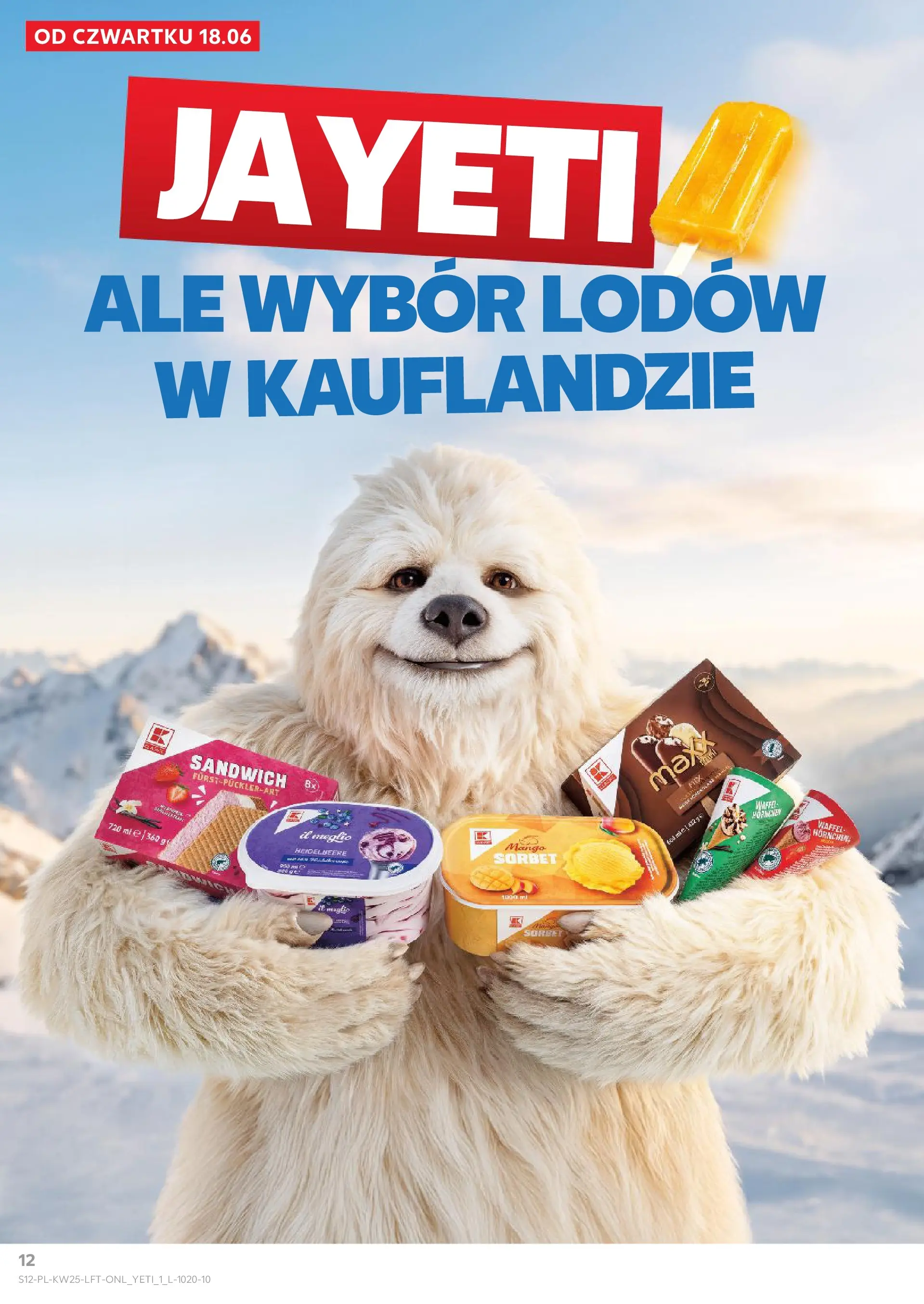 Kaufland gazetka (18.06.2026) - od jutra | Strona: 12 | Produkty: Mango, Sandwich, Sorbet Kaufland gazetka od 18.06.2026 - od jutra PDF | Strona: 12 | Produkty: Mango, Sandwich, Sorbet
