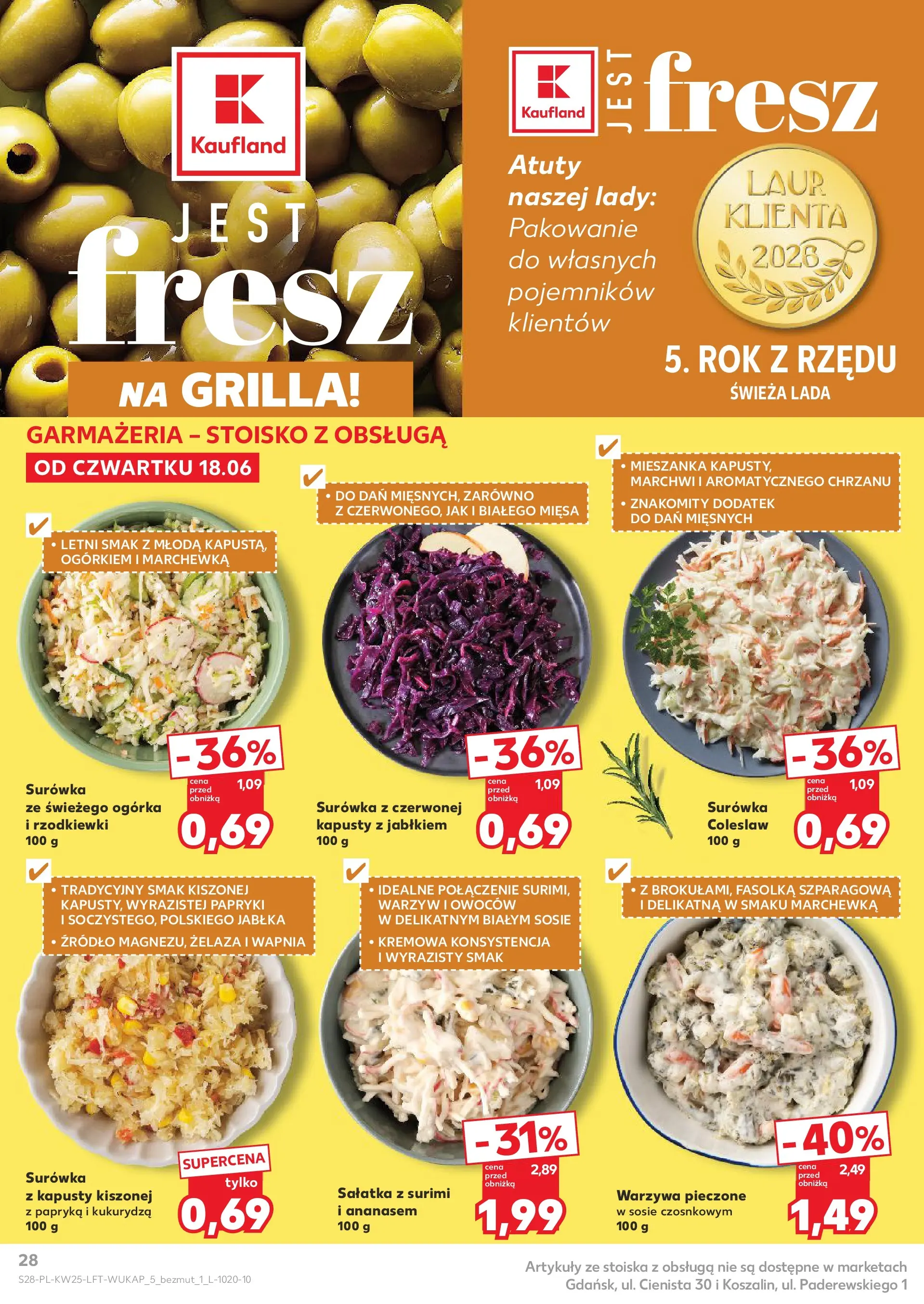 Kaufland gazetka (18.06.2026) - od jutra | Strona: 28 | Produkty: Kukurydza, Jabłka, Marchewka, Warzywa Kaufland gazetka od 18.06.2026 - od jutra PDF | Strona: 28 | Produkty: Kukurydza, Jabłka, Marchewka, Warzywa