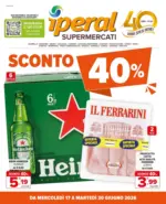 Iperal Sconto 40% - al 30.06.2026
