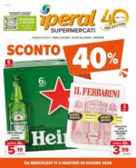 Iperal Sconto 40% - al 30.06.2026