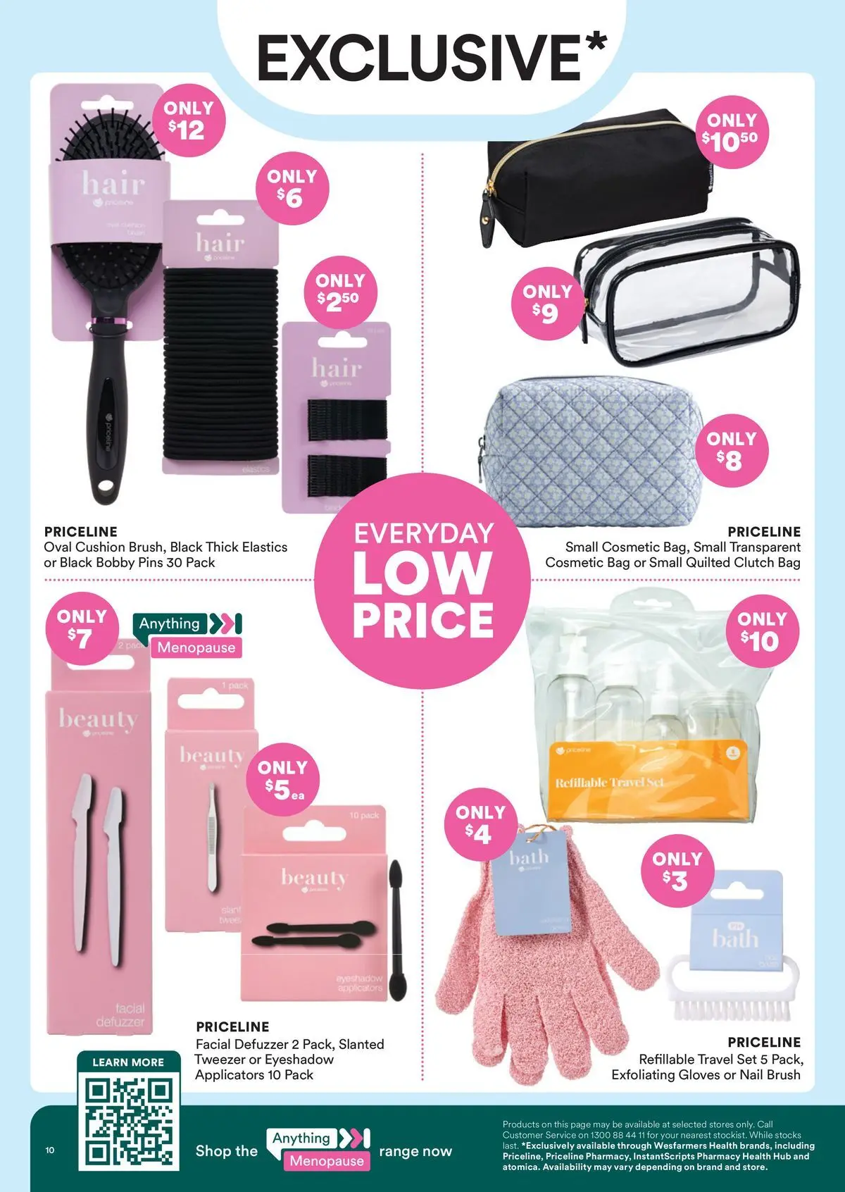 Priceline Pharmacy catalogue Caloundra - 17/06/2026 > weekly / monthly specials | Page: 10 | Products: Clutch, Bath, Applicators, Gloves