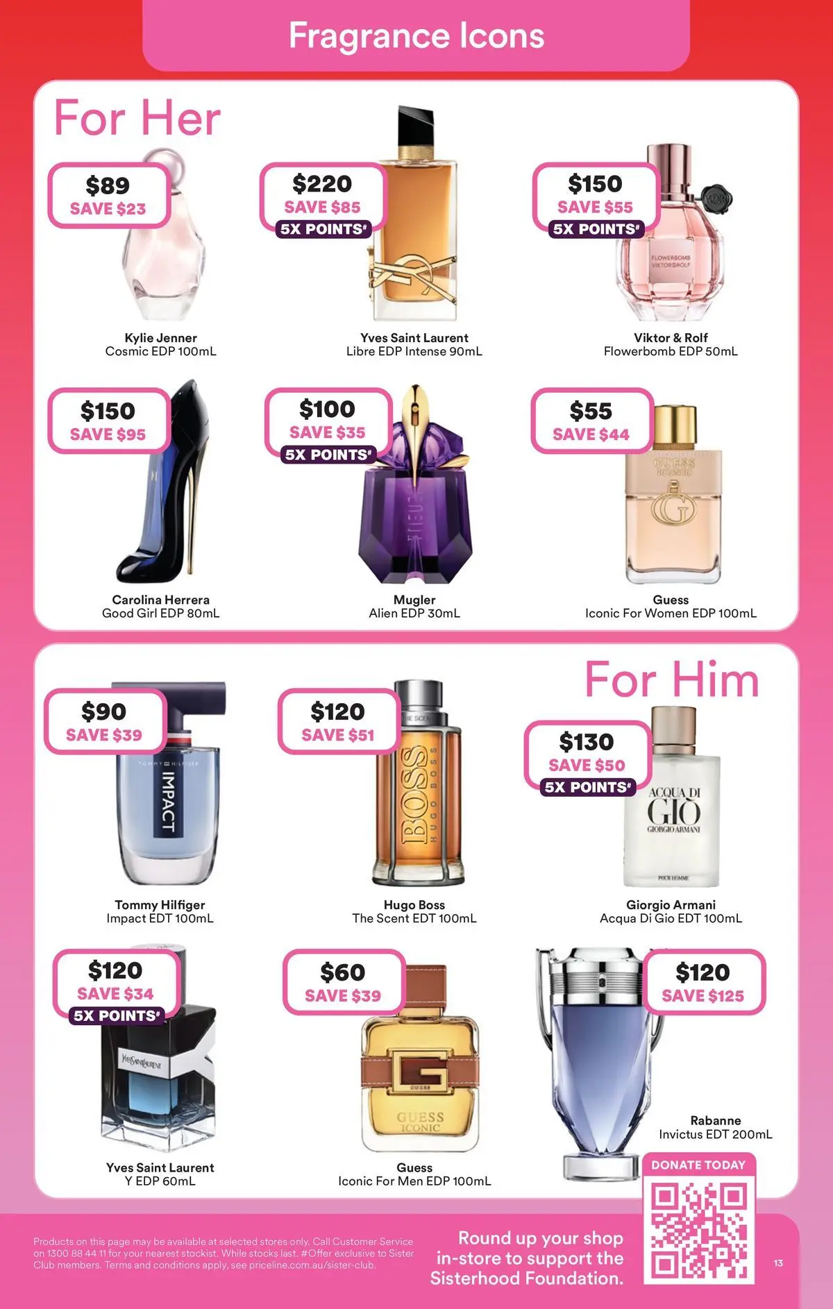Priceline Pharmacy catalogue Caloundra - 17/06/2026 > weekly / monthly specials | Page: 13 | Products: Fragrance