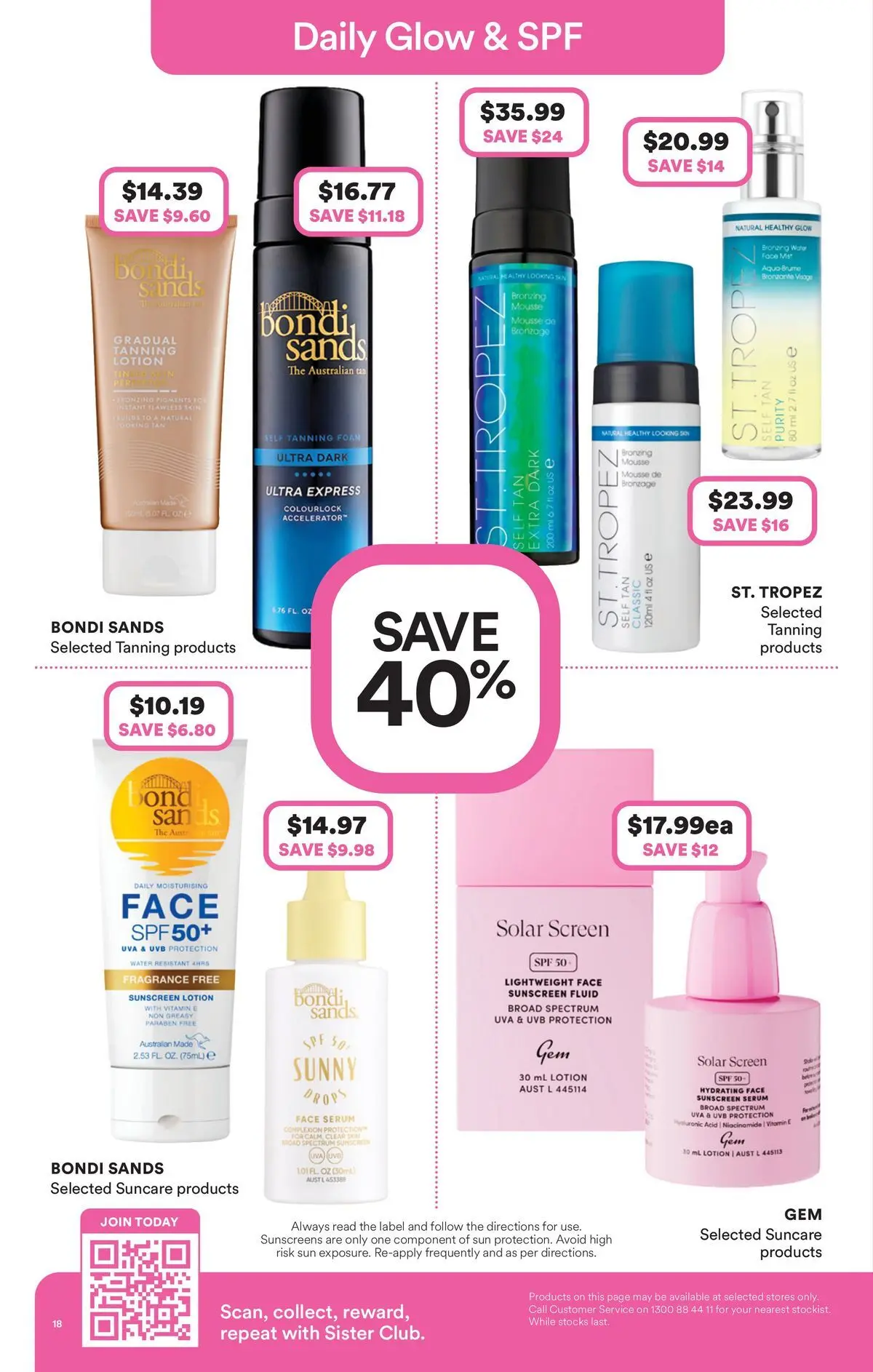Priceline Pharmacy catalogue Caloundra - 17/06/2026 > weekly / monthly specials | Page: 18 | Products: Fragrance, Lotion, Mousse, Screen