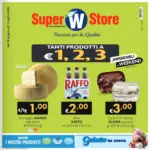 Super W Tanti prodotti a &euro; 1, 2, 3 - al 01.07.2026