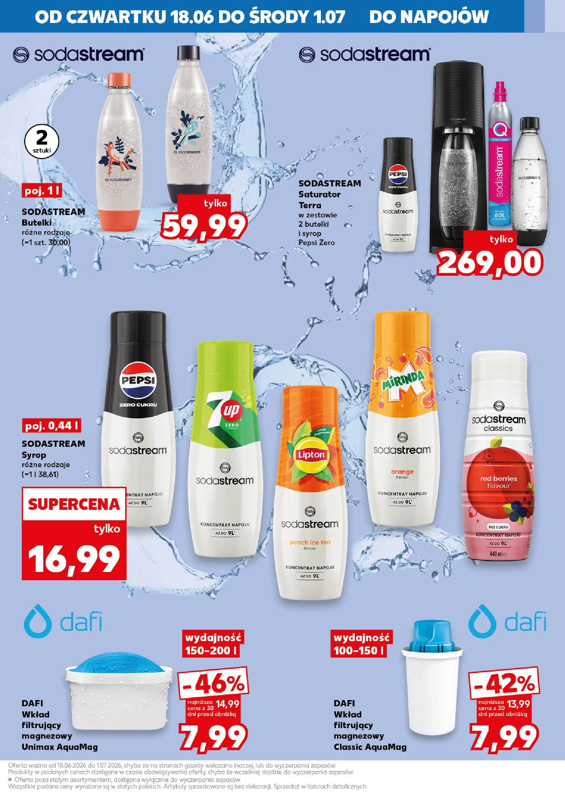 Kaufland gazetka - Złap Okazje od 18.06.2026 - od jutra PDF | Strona: 5 | Produkty: Syrop, Ice Tea, Pepsi, Sodastream