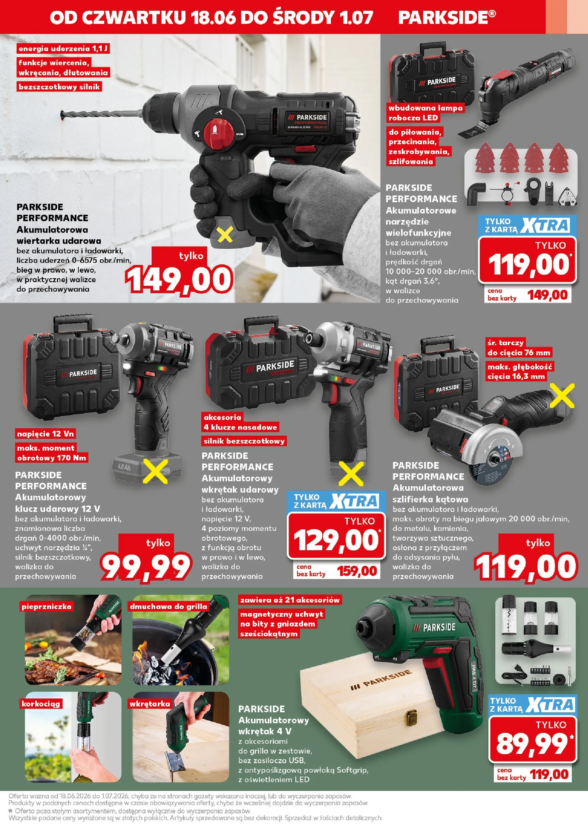 Kaufland gazetka - Złap Okazje od 18.06.2026 - od jutra PDF | Strona: 7 | Produkty: Walizka, USB, Klucz udarowy, Szlifierka