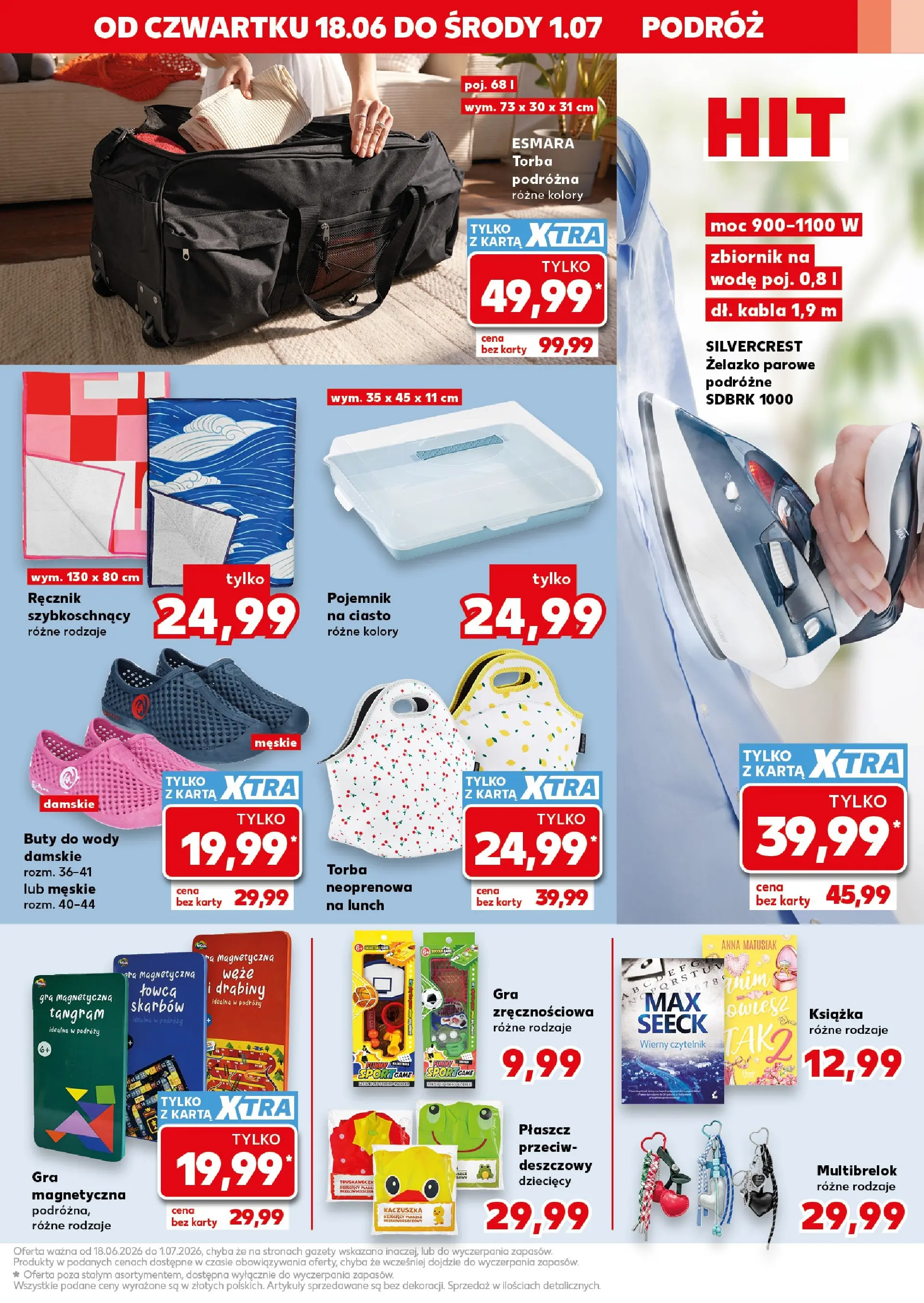 Kaufland gazetka - Złap Okazje od 18.06.2026 - od jutra PDF | Strona: 13 | Produkty: Karta, Buty, Ciasto, Buty do wody