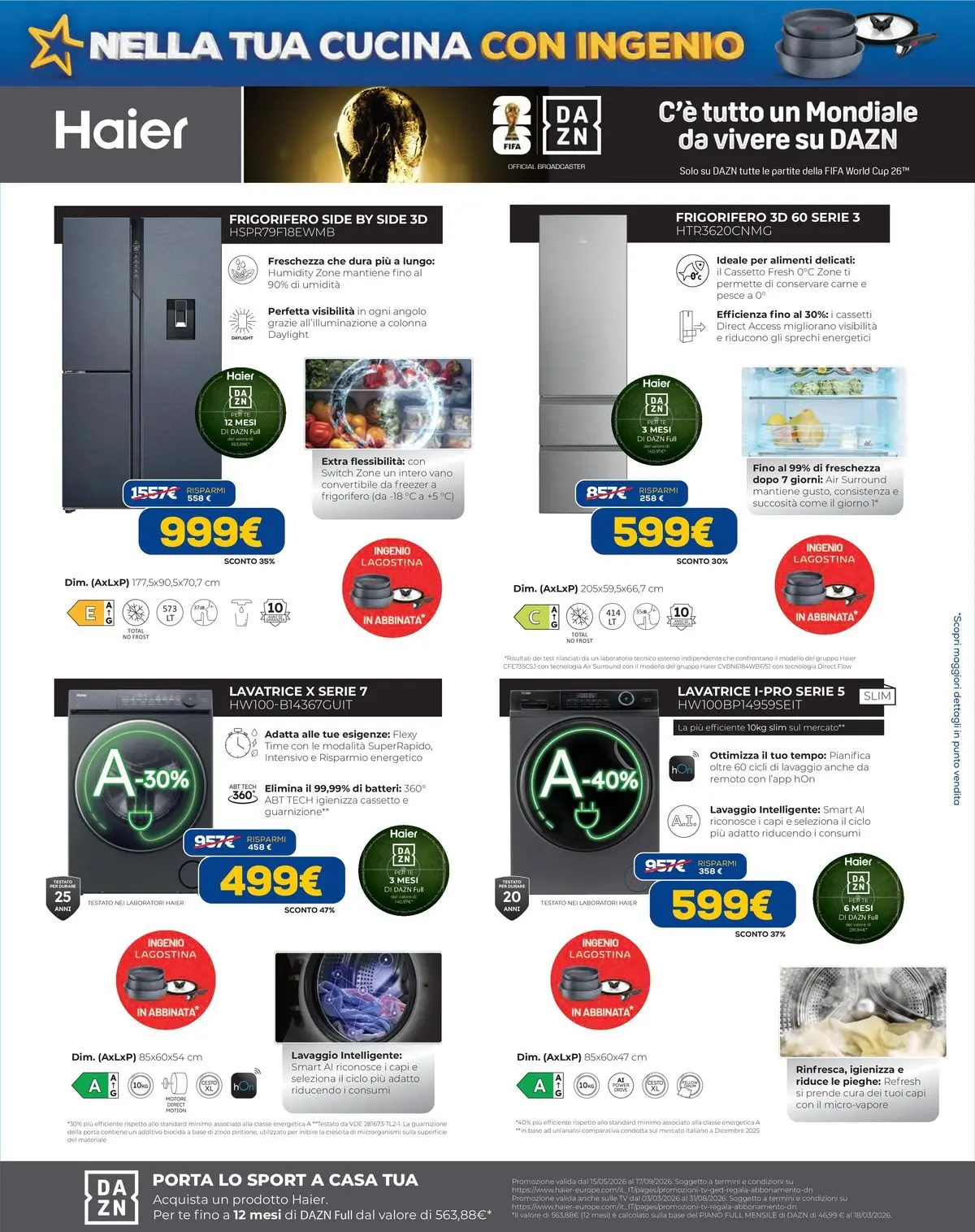 Nuovo Euronics volantino Torino dal 18/06/2026 > offerte anteprima 🛍️ | Pagina: 8 | Prodotti: Pesce, Tè, TV, Frigorifero