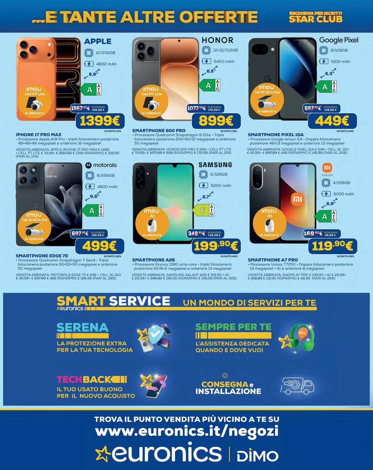 Nuovo Euronics volantino Torino dal 18/06/2026 > offerte anteprima 🛍️ | Pagina: 18 | Prodotti: Xiaomi, Iphone, Smartphone, Samsung