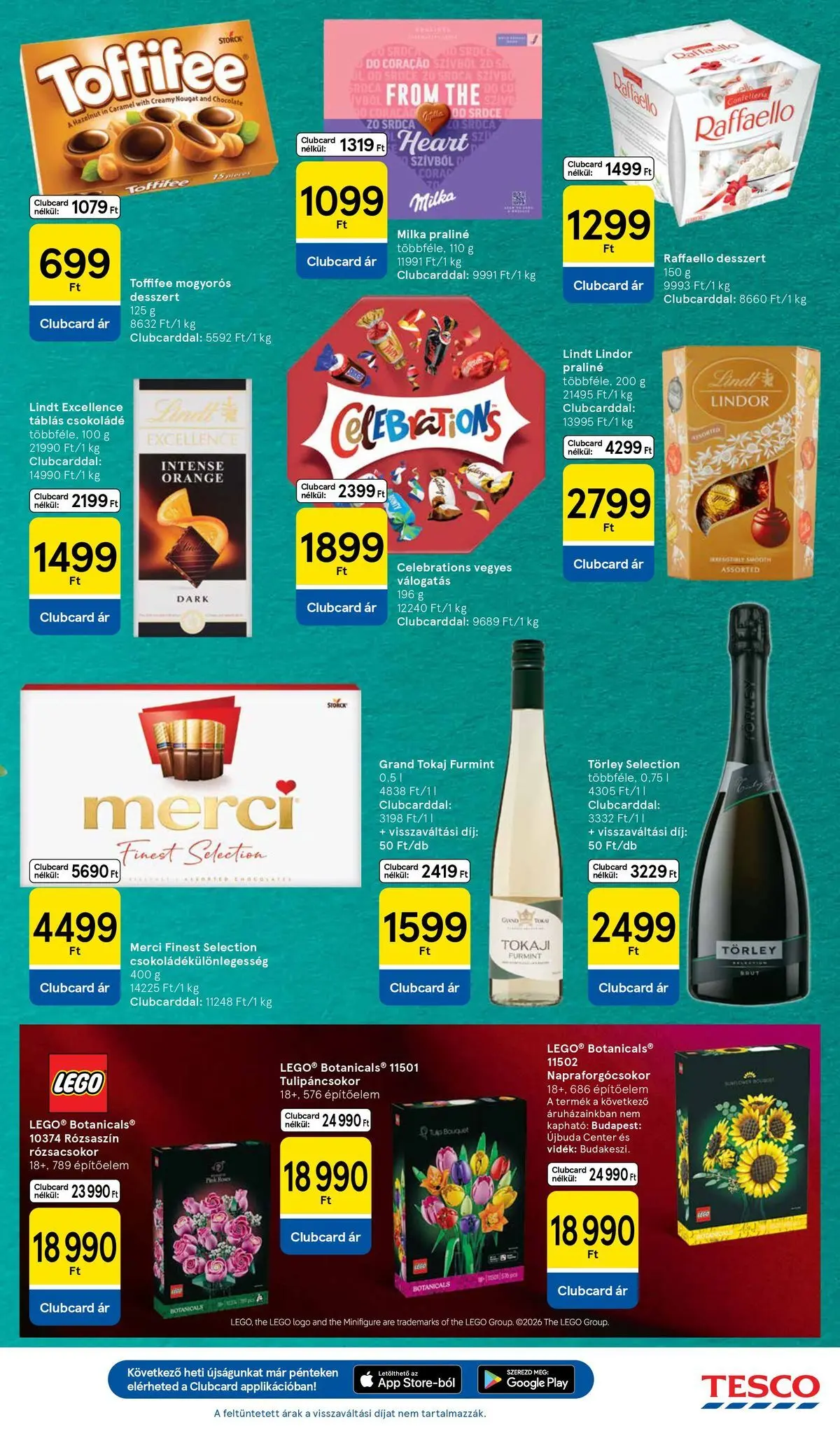 Tesco - Tesco újság érvényessége 2026.06.24-ig - 2026.06.17.-tól - online | Oldal: 11 | Termékek: Raffaello, Praliné, Csokoládé, Tokaj furmint