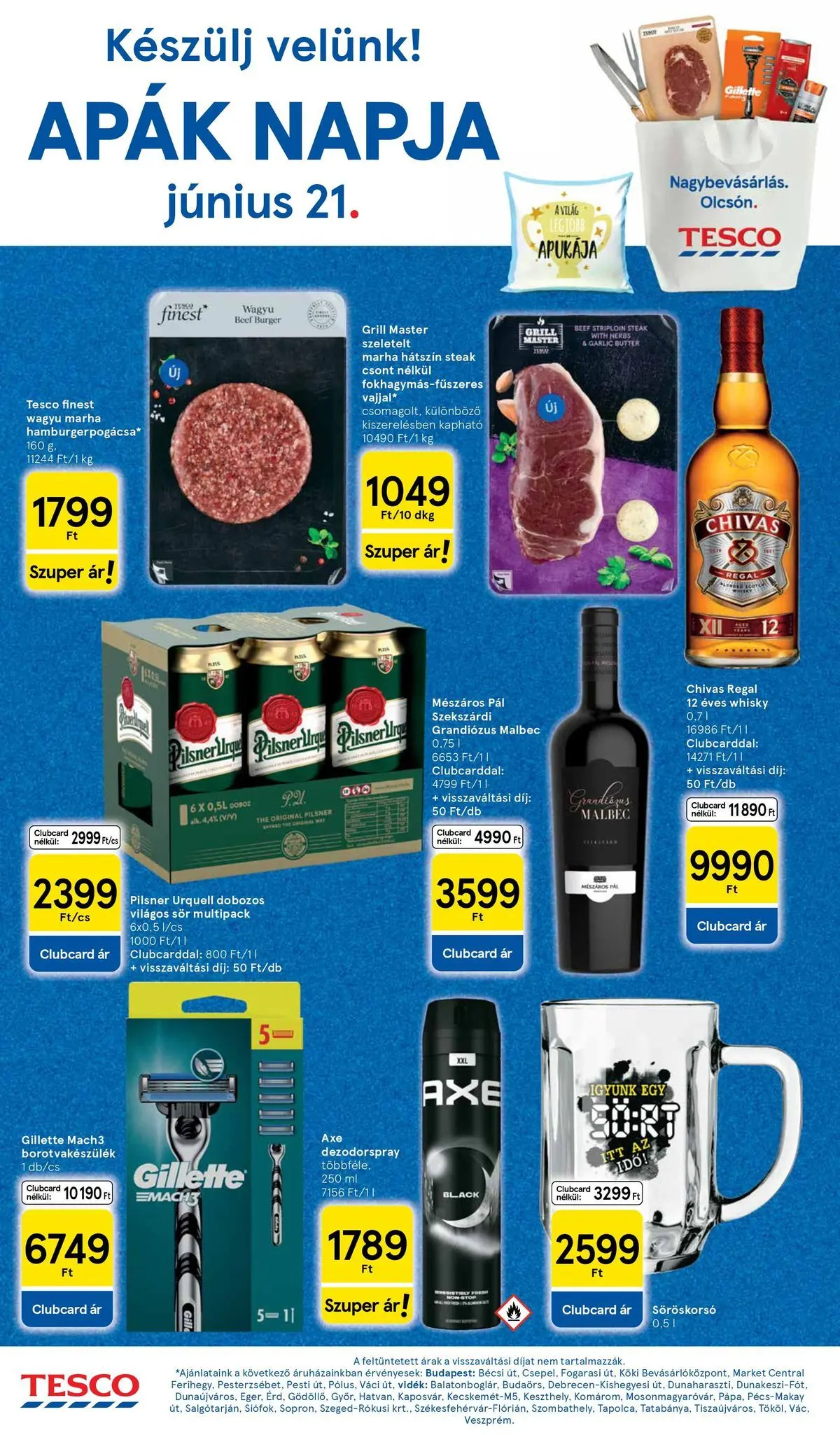 Tesco - Tesco újság érvényessége 2026.06.24-ig - 2026.06.17.-tól - online | Oldal: 20 | Termékek: Grill, Doboz, Wagyu marha, Sör