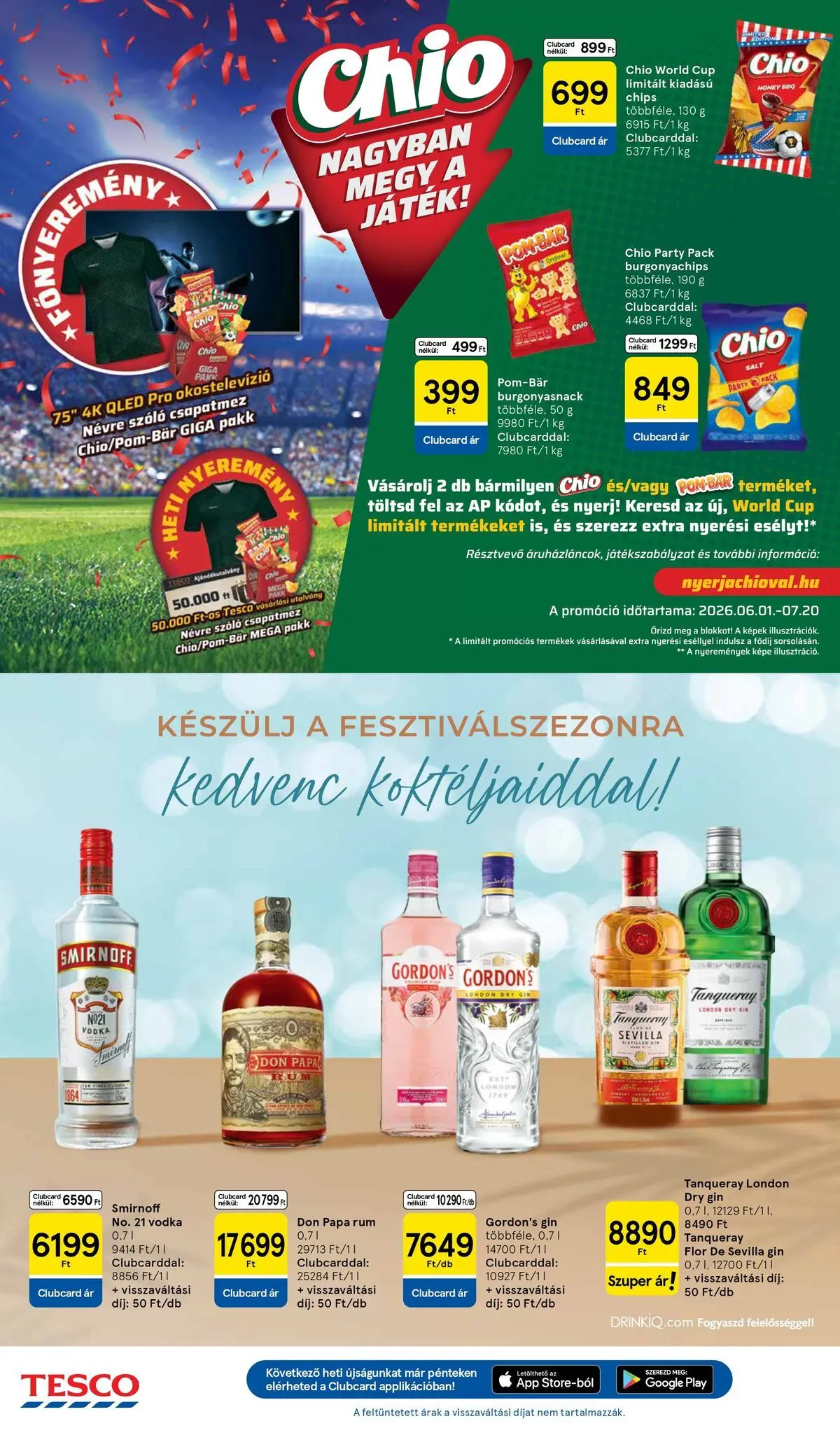 Tesco - Tesco újság érvényessége 2026.06.24-ig - 2026.06.17.-tól - online | Oldal: 24 | Termékek: Szőlő, Chips, Játék, Rum