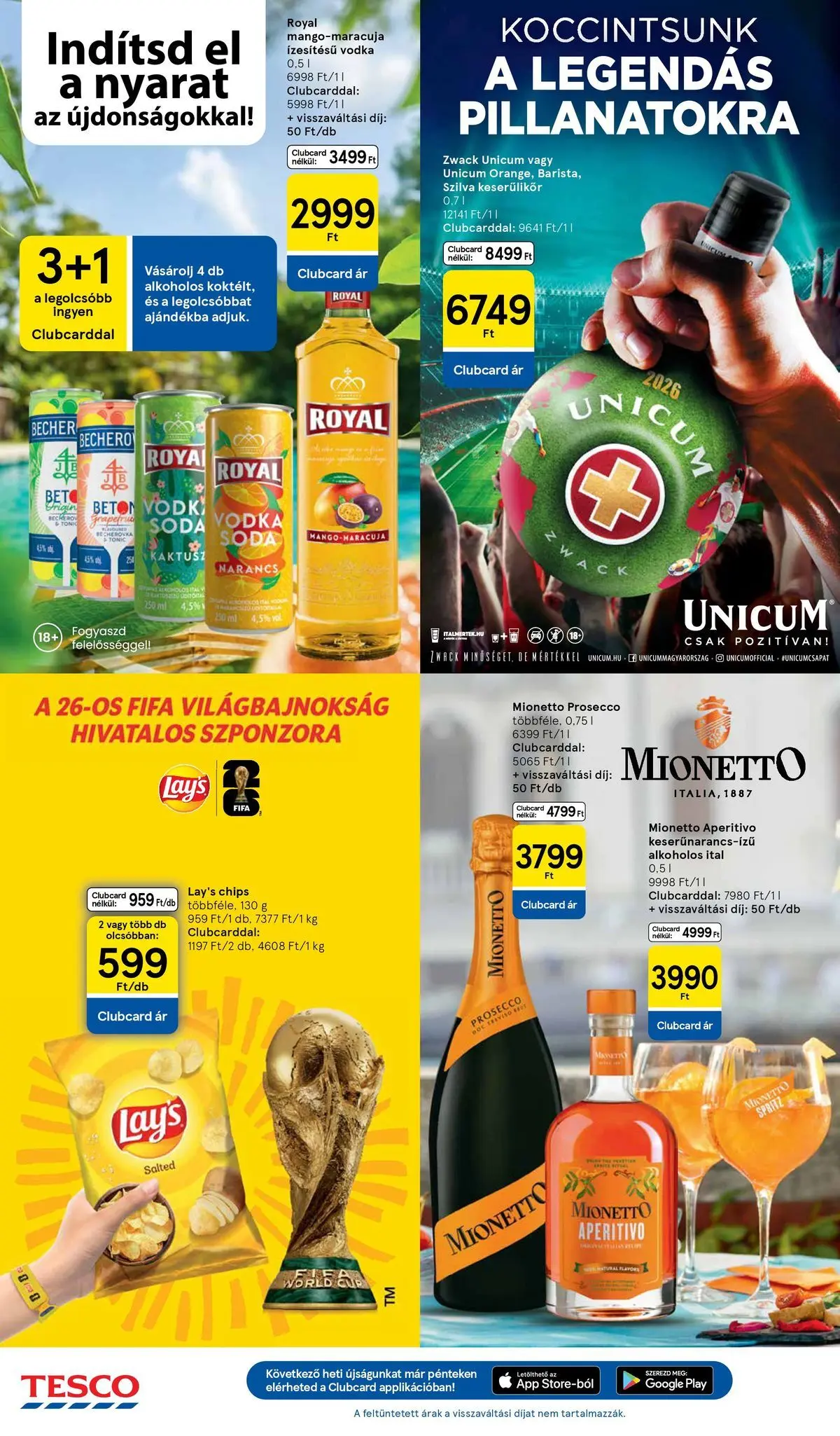 Tesco - Tesco újság érvényessége 2026.06.24-ig - 2026.06.17.-tól - online | Oldal: 28 | Termékek: Tonic, Beton, Narancs, Vodka