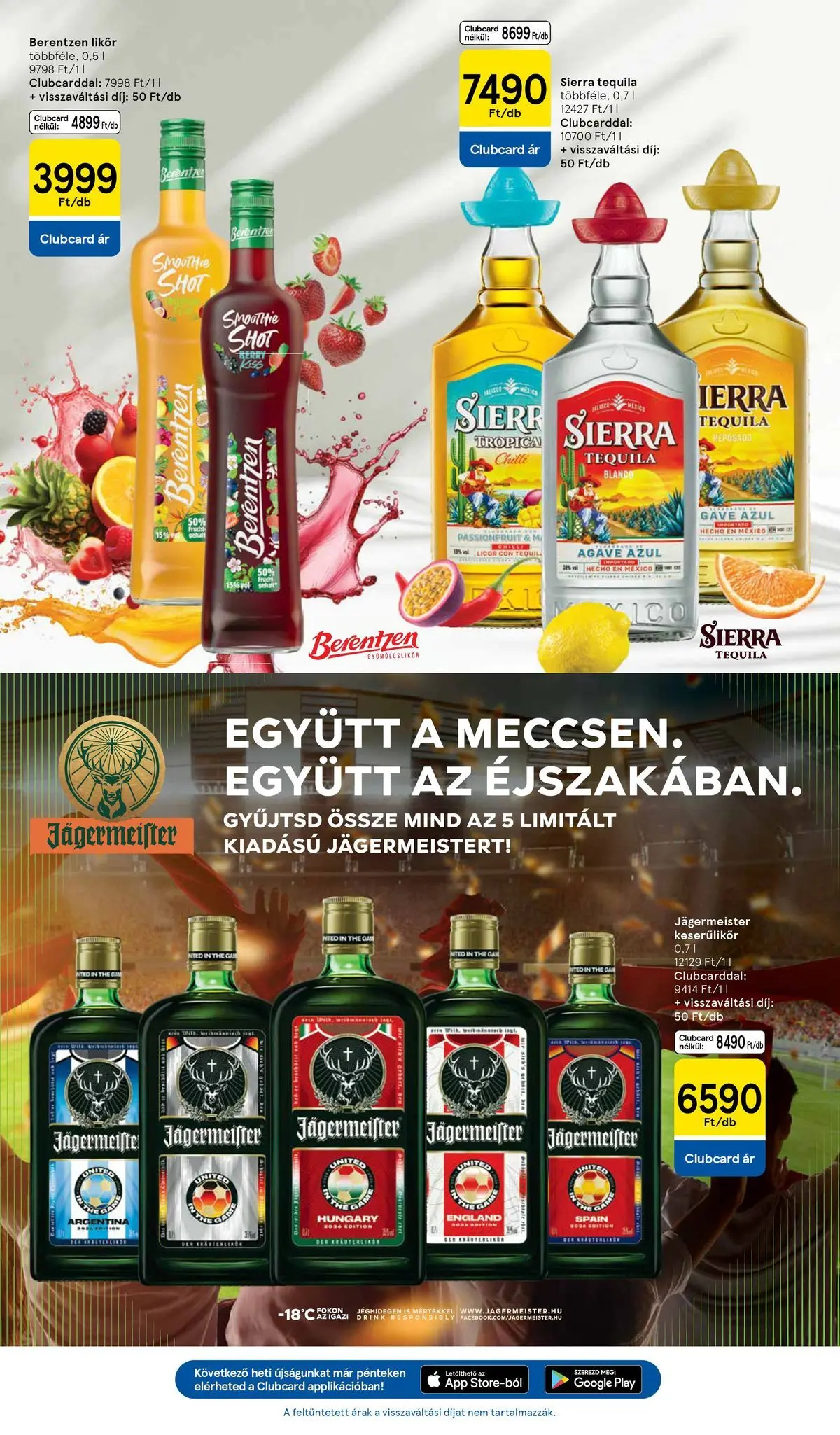 Tesco - Tesco újság érvényessége 2026.06.24-ig - 2026.06.17.-tól - online | Oldal: 29 | Termékek: Jägermeister, Tequila, Smoothie, Likőr