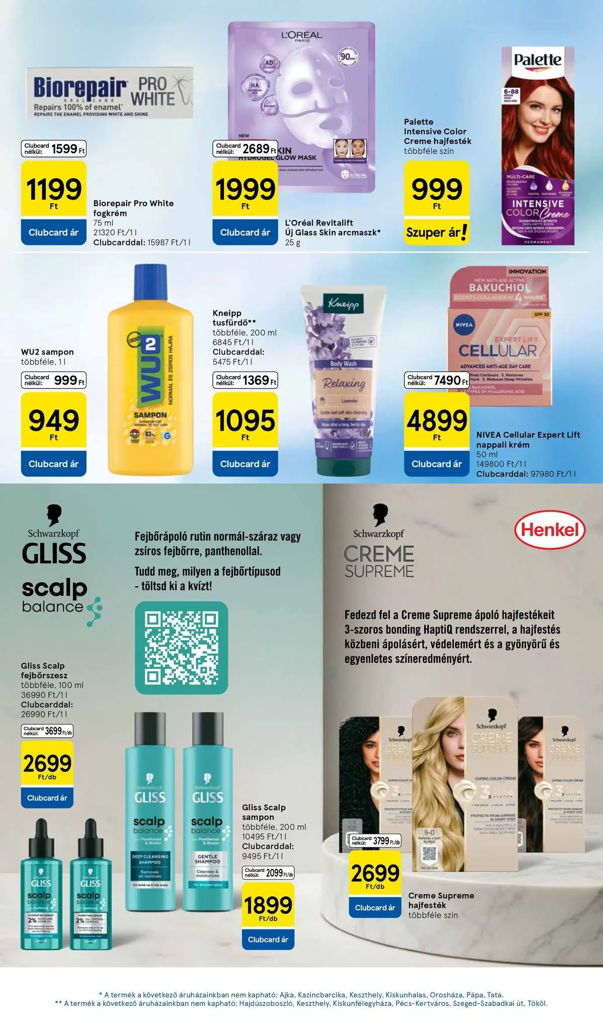 Tesco - Tesco újság érvényessége 2026.06.24-ig - 2026.06.17.-tól - online | Oldal: 31 | Termékek: Body, Hajfesték, Sampon, Fogkrém