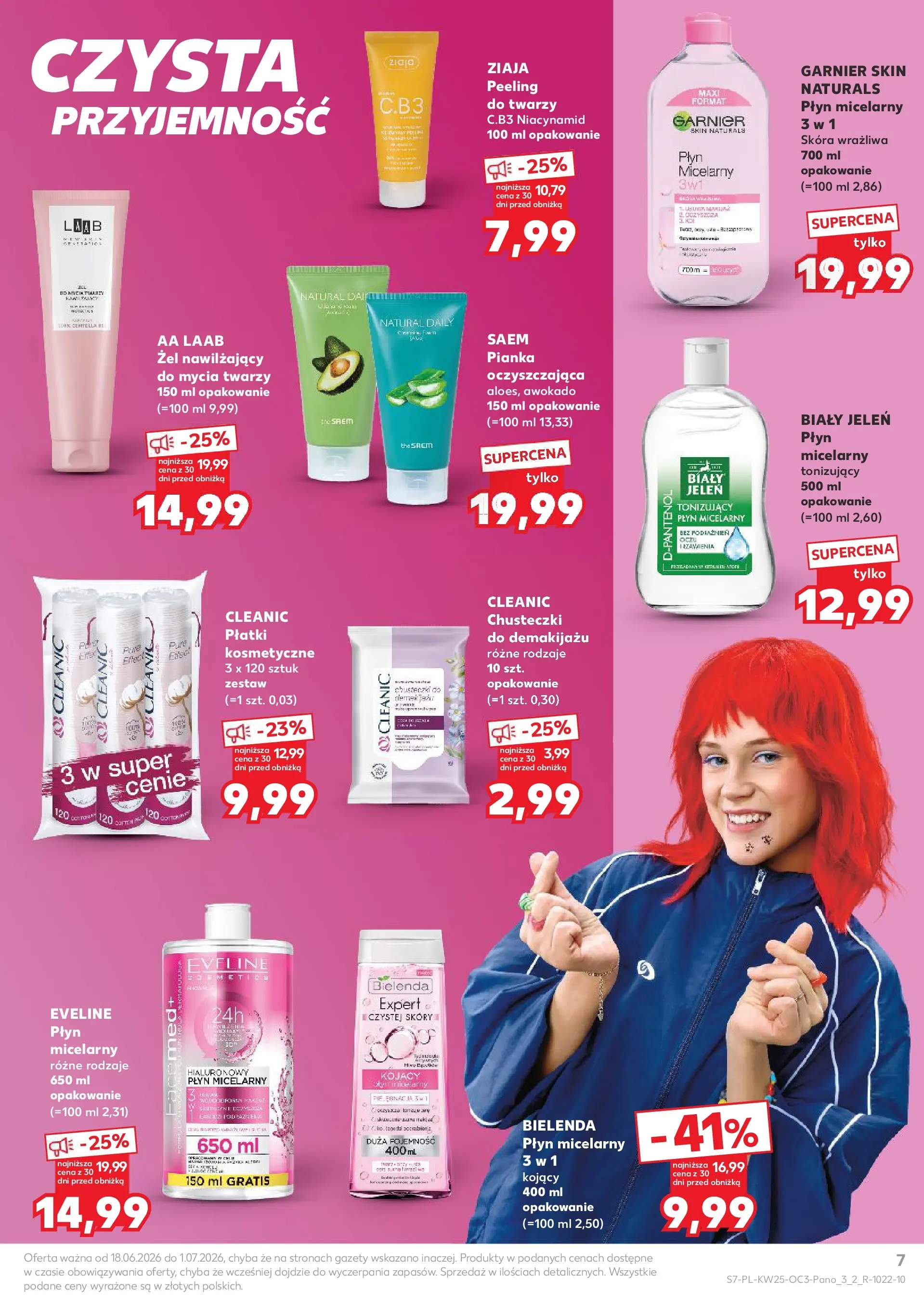 Kaufland gazetka - Kosmetyki od 18.06.2026 - od jutra PDF | Strona: 7 | Produkty: Jeleń, Peeling, Płatki, Awokado