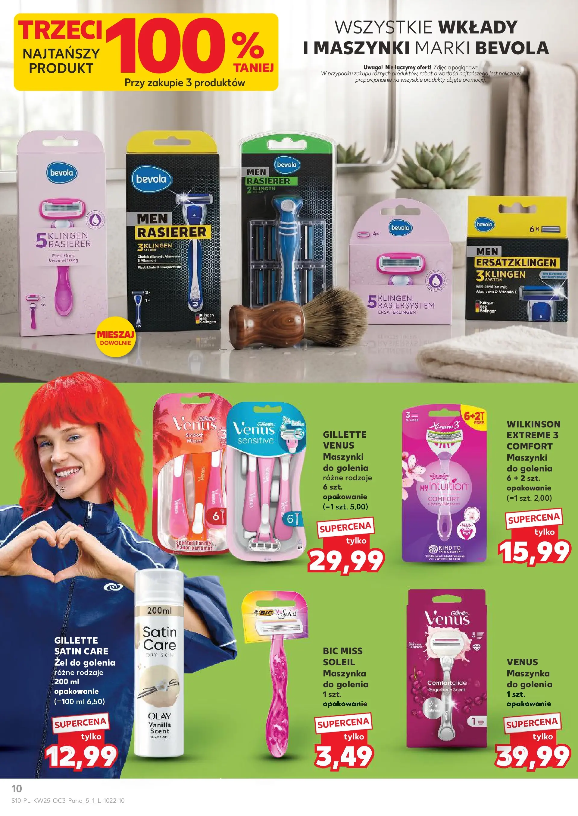 Kaufland gazetka - Kosmetyki od 18.06.2026 - od jutra PDF | Strona: 10 | Produkty: Gillette, Maszynki do golenia